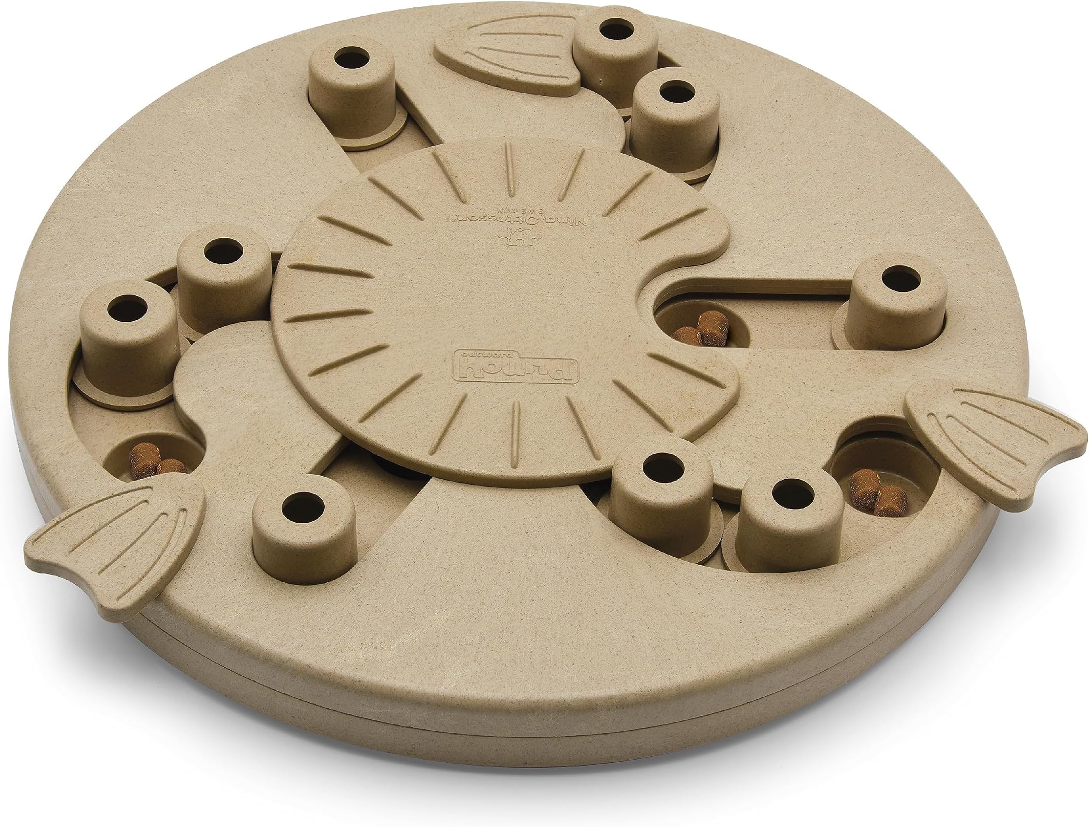 by Nina Ottosson Dog Worker Treat Puzzle Enrichment Toy, Level 3 Advanced, Tan