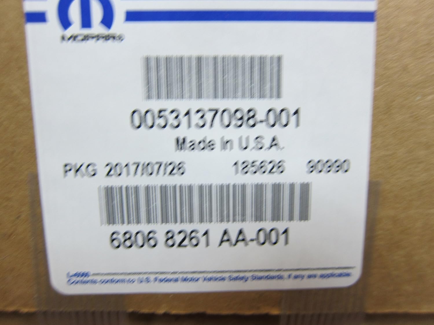 Jeep Wrangler Rear Glass Liftgate Cylinder Prop Shock Mopar OEM 68068261AA