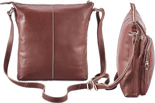 Miniatura 3 de Wise Owl - Bolsos cruzados de cuero genuino para mujer, bolso cruzado de primera calidad