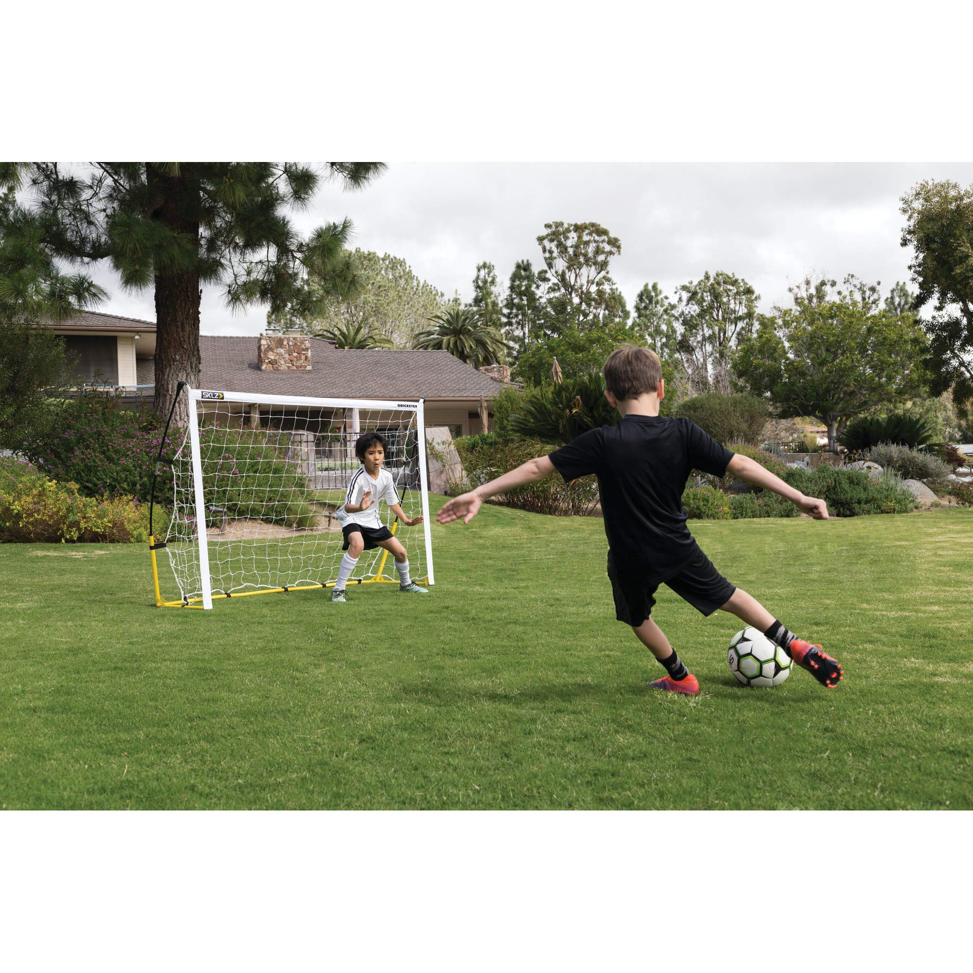 SKLZ Quickster Soccer Goal Portero de Fútbol Portátil y Net