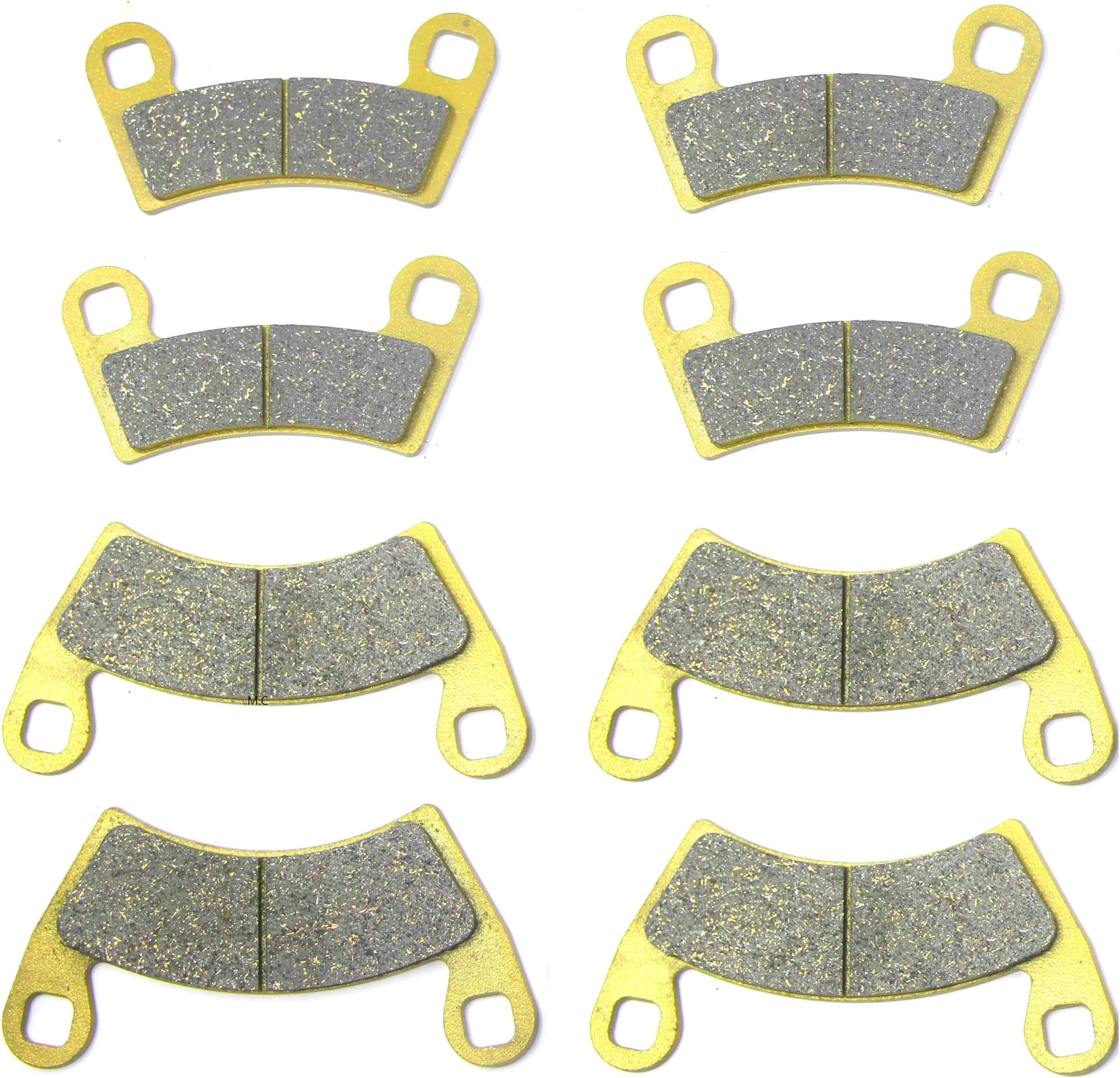 Front Rear Brake Pads for Polaris Ranger XP 1000 2018 2019 2020 2021 2022 - Ranger Crew XP 1000 2019-2022 - Ranger 1000 Crew 1000 2020-2022 Brakes FA656 FA456 MC0499
