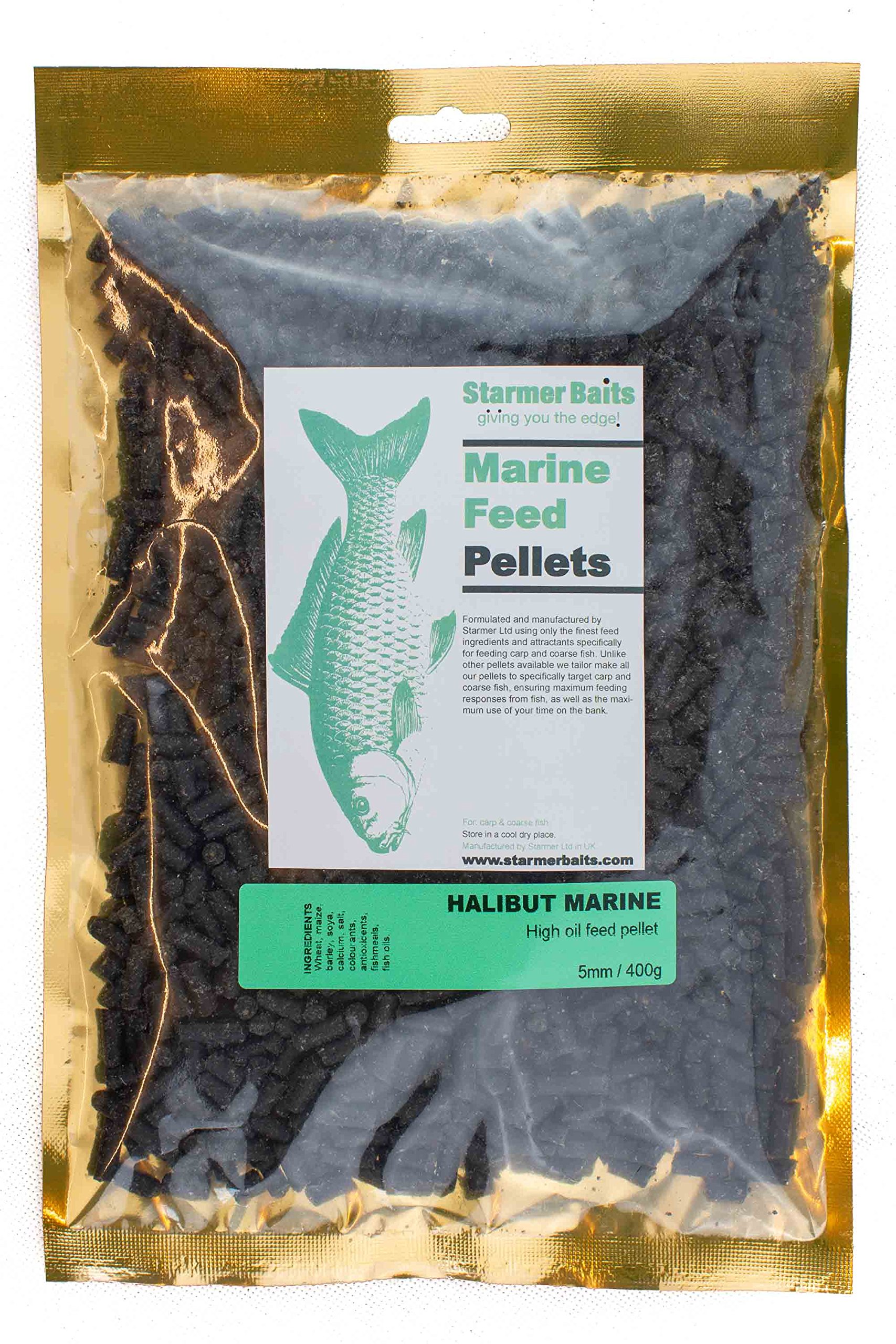 StarmerBaits Halibut marine pellets / 5mm / 400g โ image 1