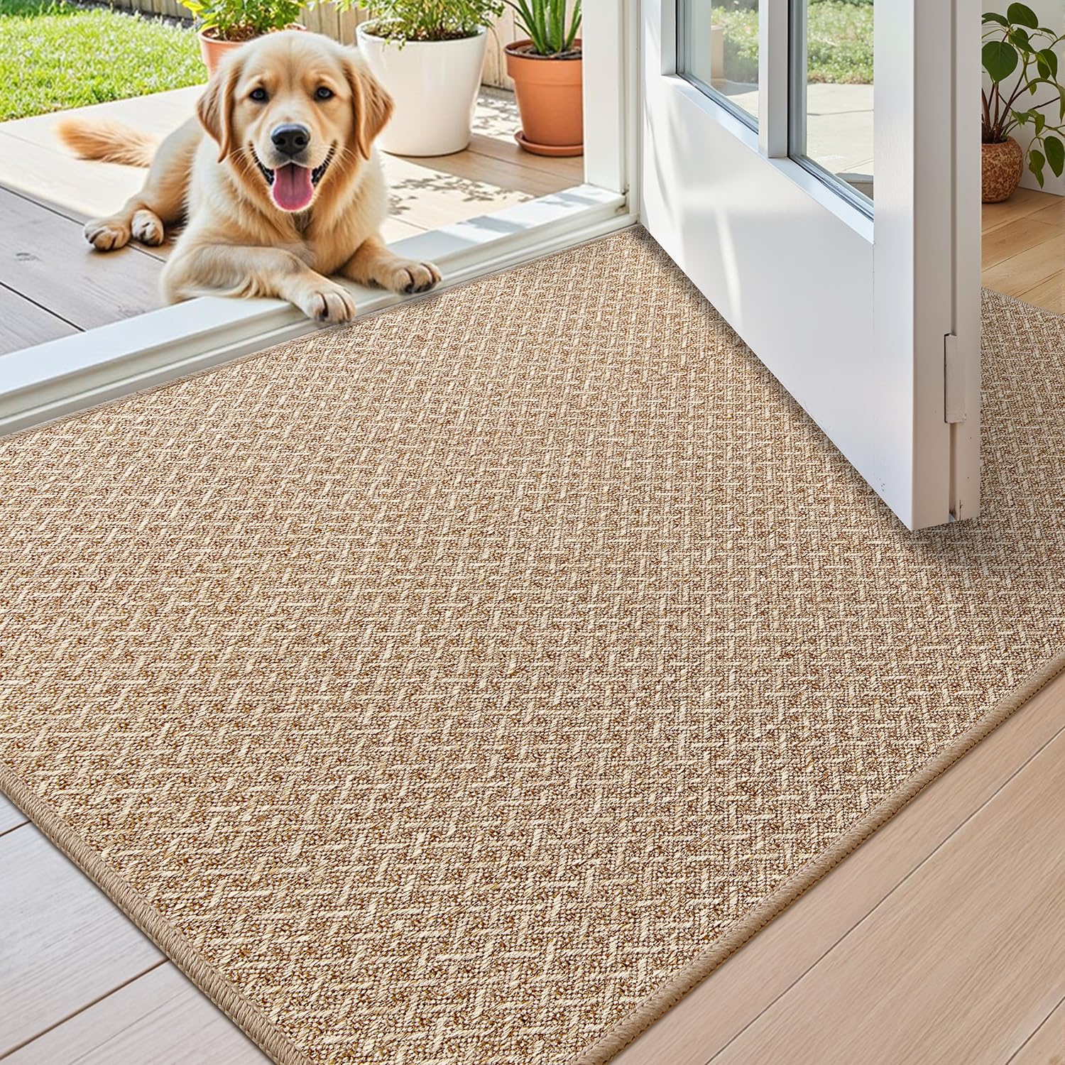 Amazon.com: Color&Geometry Ultra Thin Indoor Door Mat Non Slip