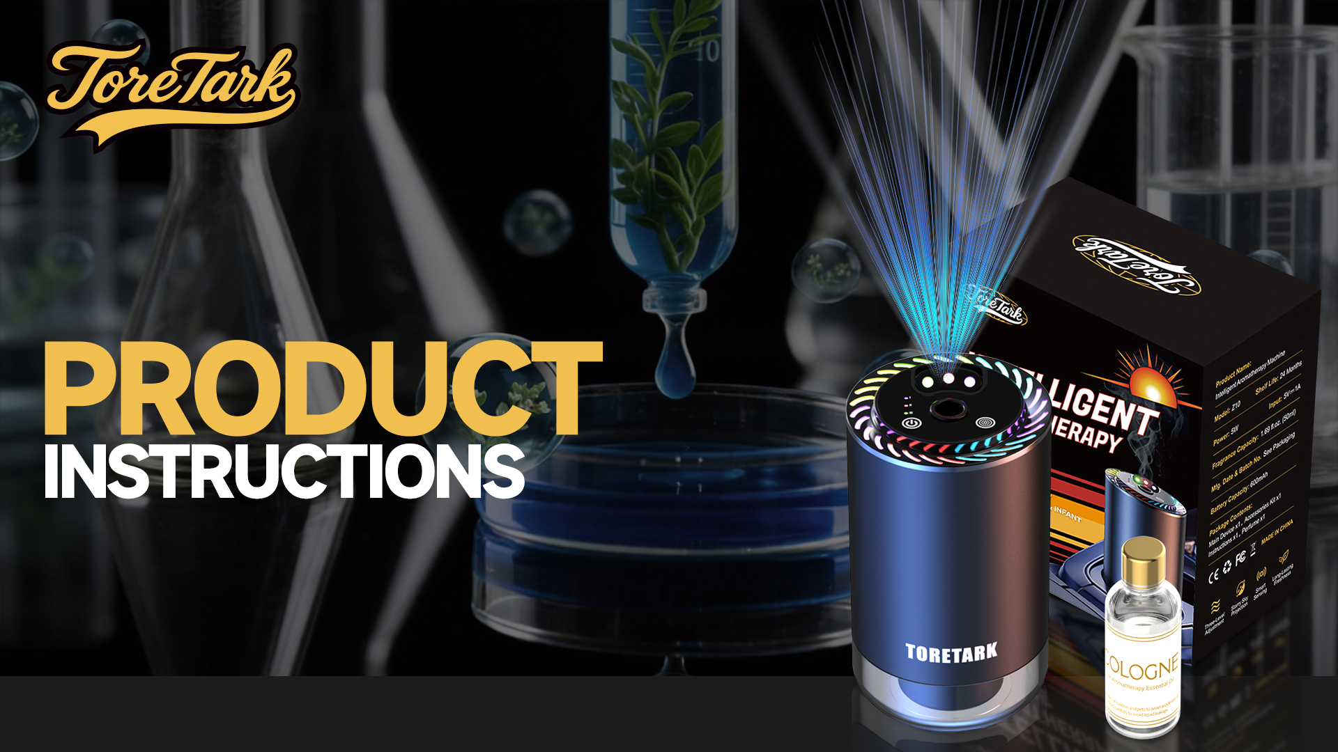 Amazon.com: Smart Car Air Freshener with Star Light & 100ml