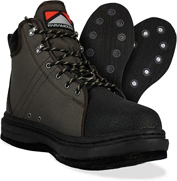 Paramount Outdoors Womens and Youth Stonefly Cleated and Felt Sole Wading Shoe Fly Fishing Boot