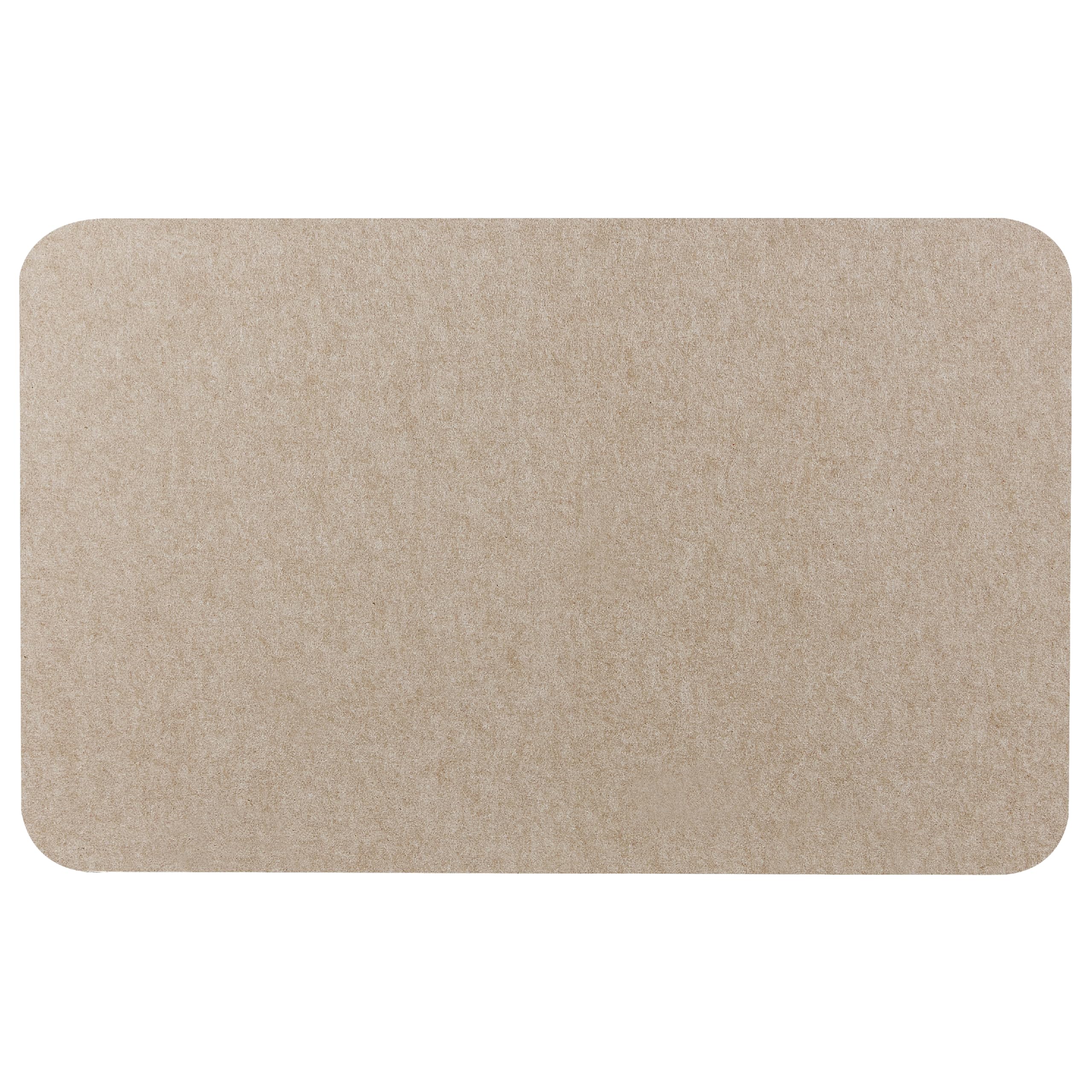 Beliani Panneau Séparateur de Bureau Acoustique et Visuel 80 x 50 cm en Polyester et Matériau Synthétique Beige Split