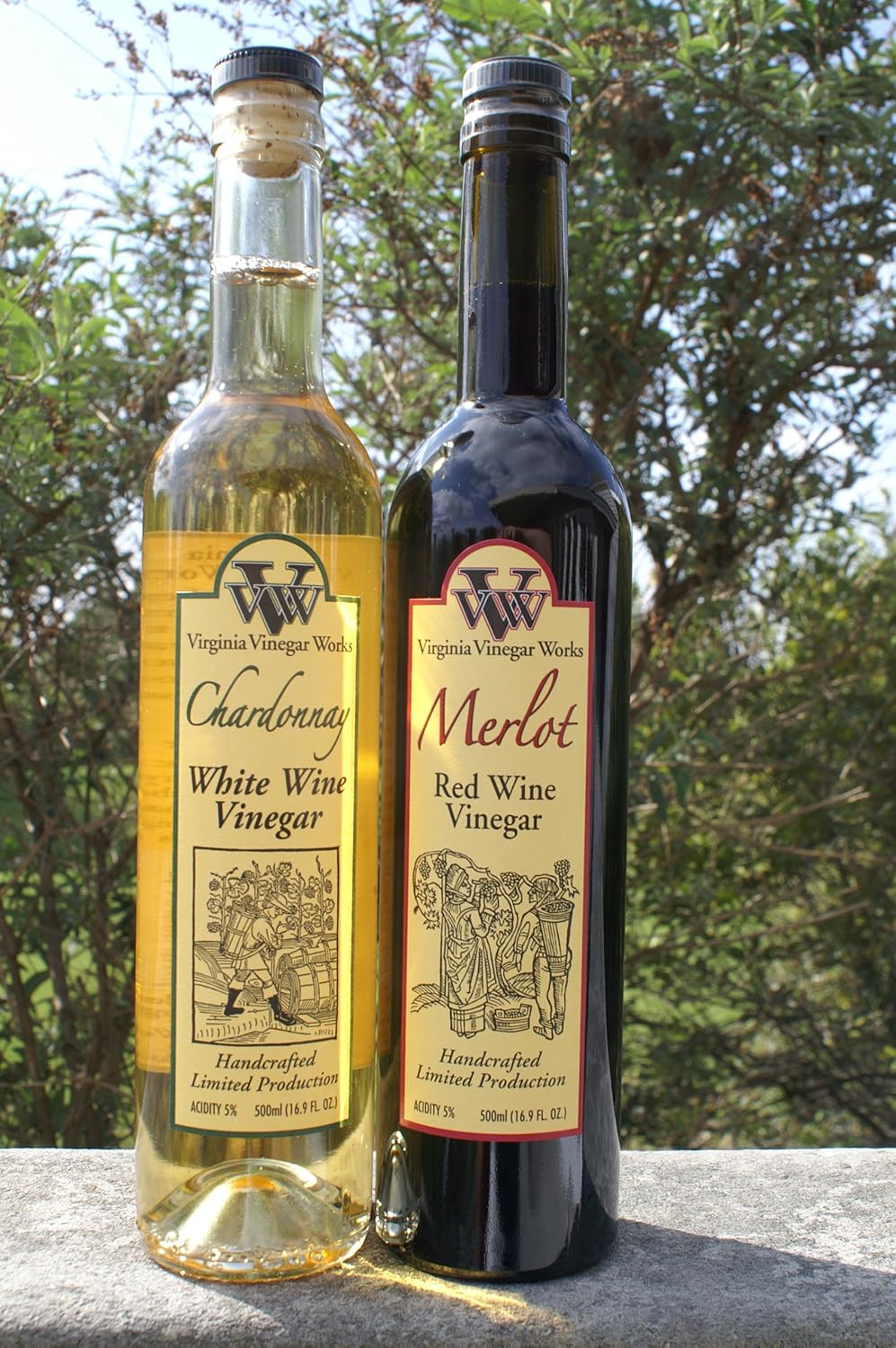 Virginia Vinegar Works Red Wine & White Wine Vinegars