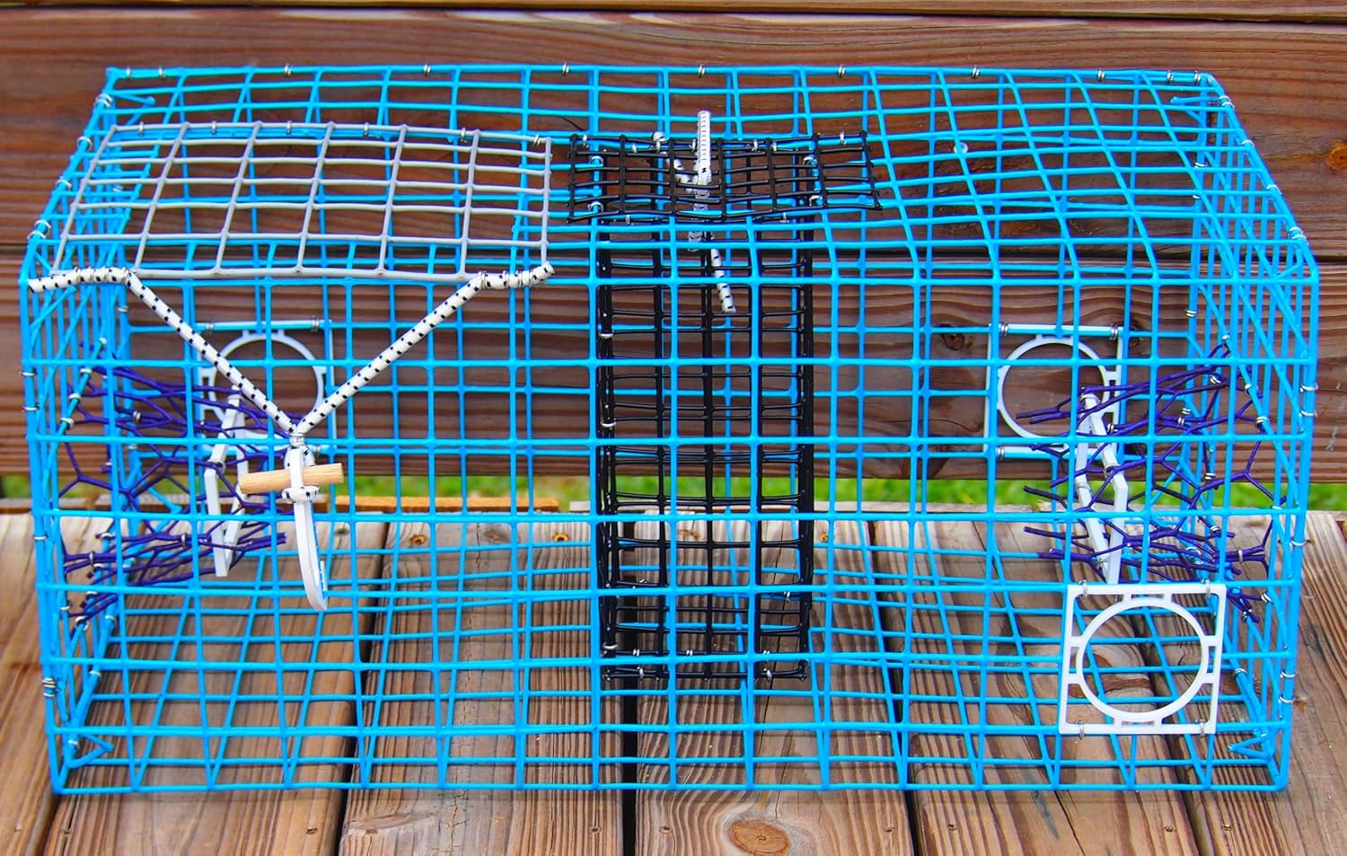 Maryland Blue Crab Pot – Recreational Saltwater Crab Pot Fishing Gear – PVC Coated Wire – Multiple Sizes with Optional Buoy Kit