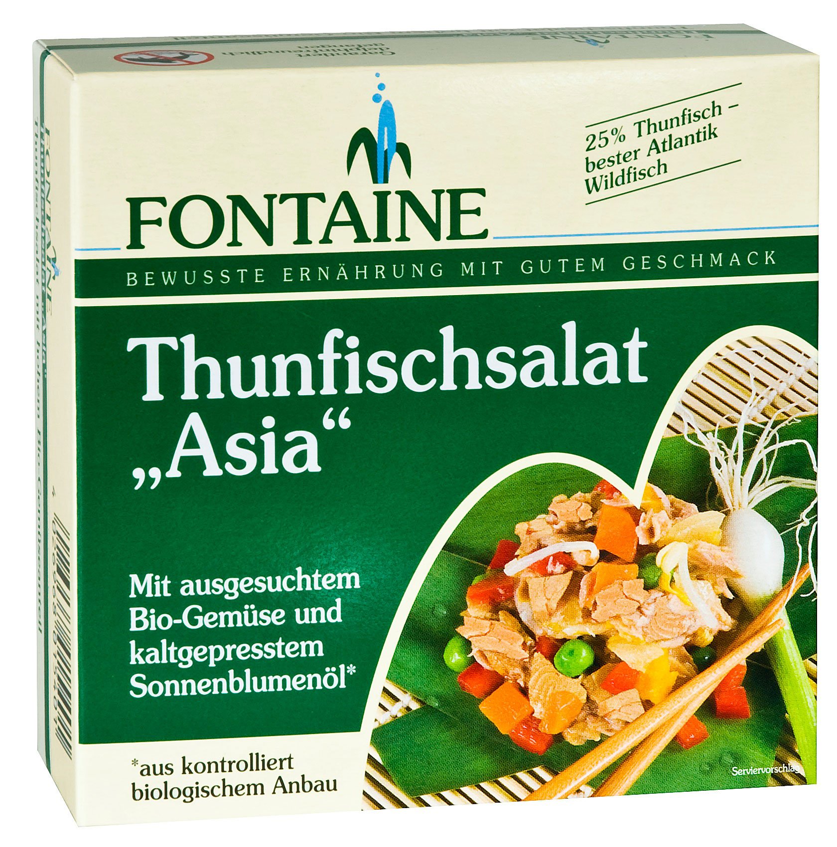 Fontaine Thunfischsalat Asia" 200g Fischkonserve, 4er Pack (4 x 200 g)