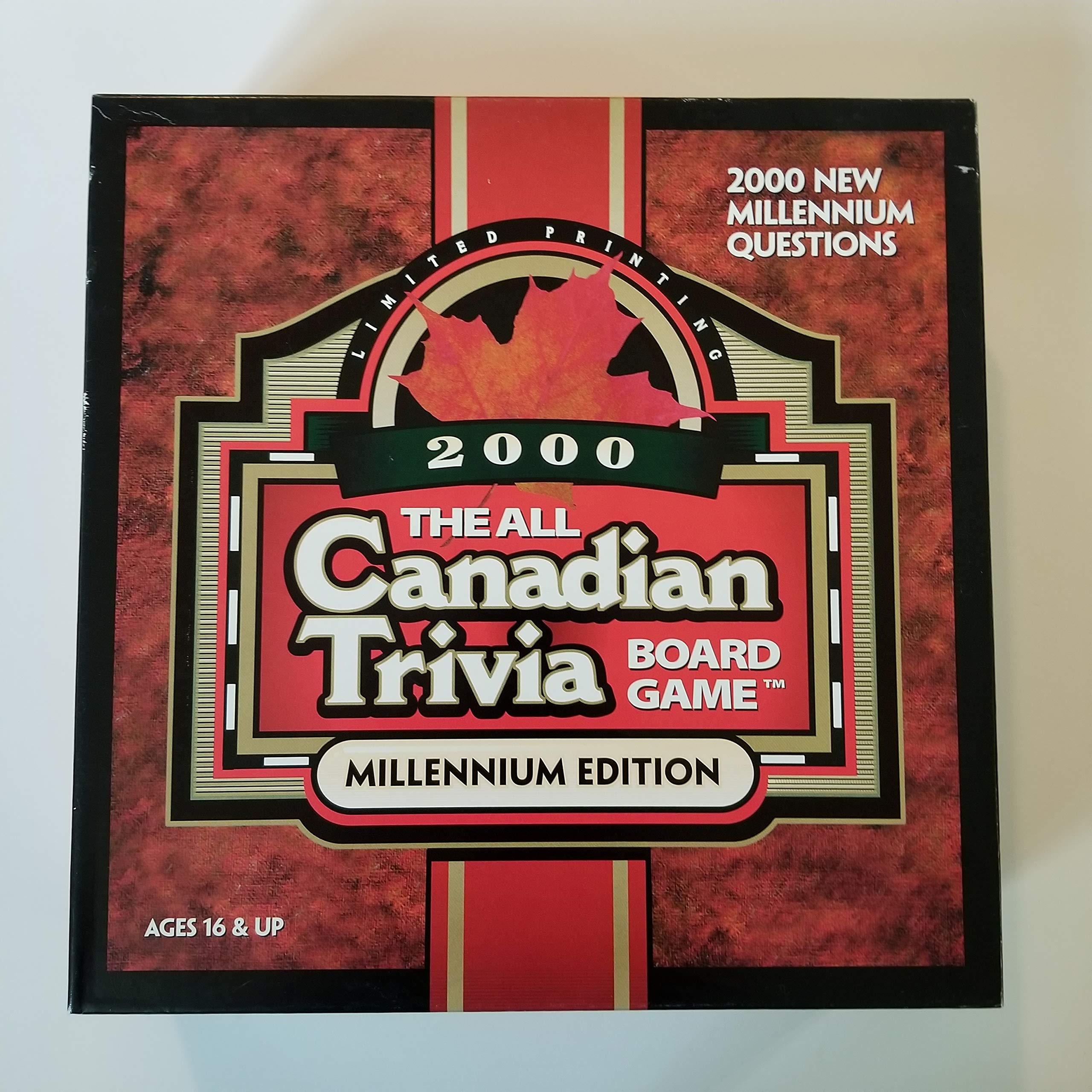 The All Canadian Trivia Board Game; Millennium Edition