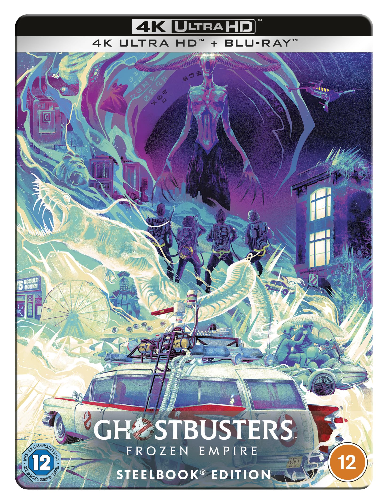 Ghostbusters: Frozen Empire 4K Ultra HD Steelbook para cine en casa