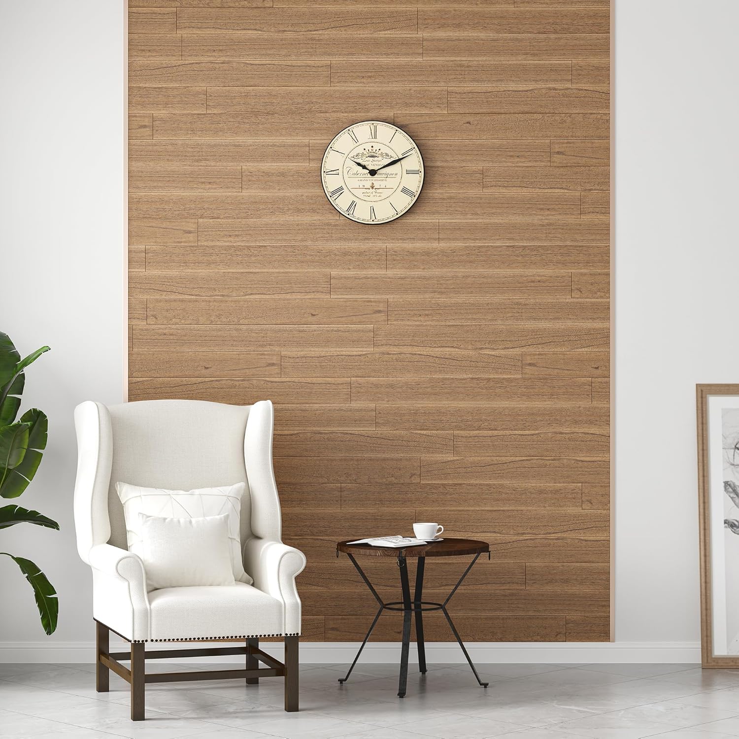 peel and stick wood wall panels autumn tan paulownia shiplap