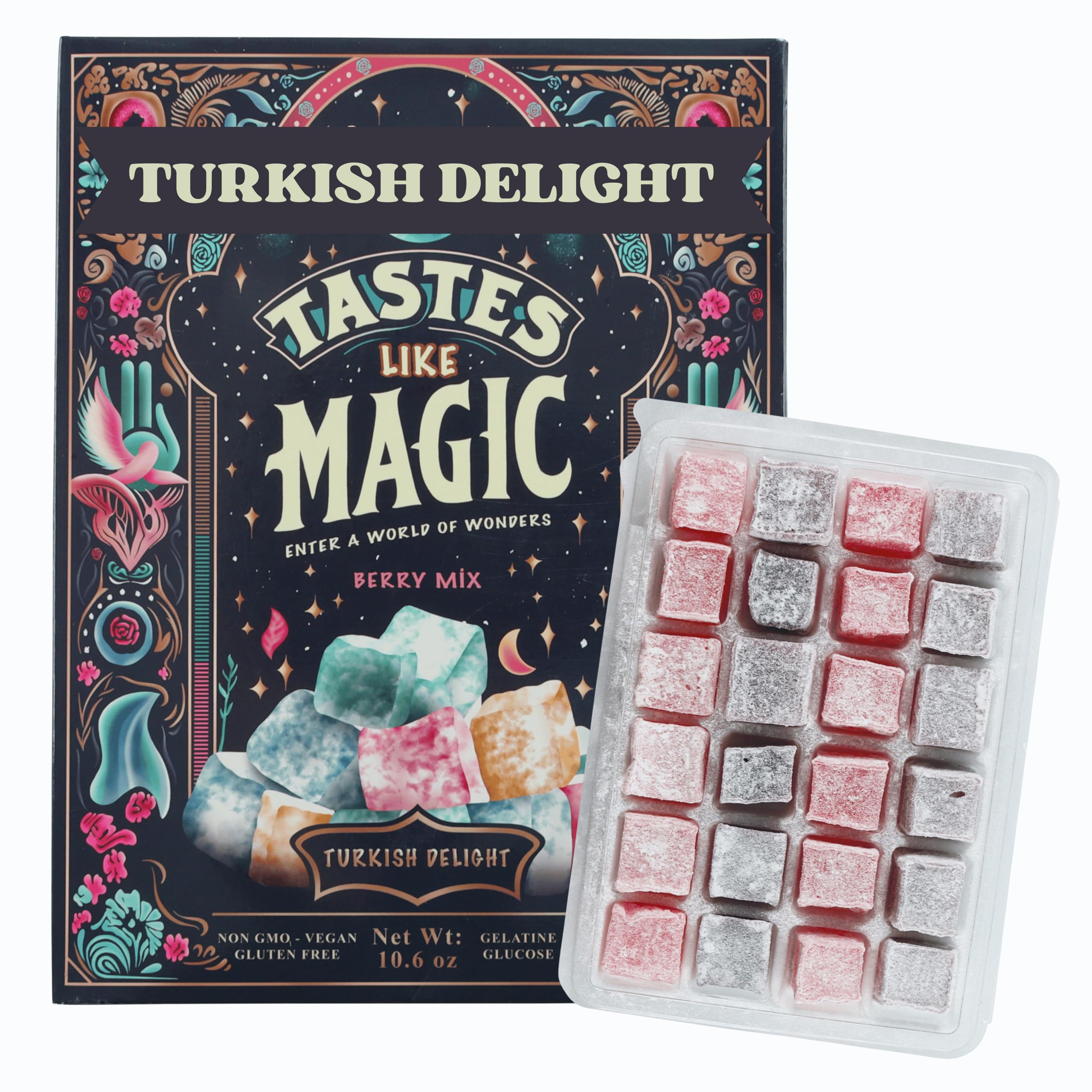 Amazon.com : Turkish Delight, Berry Mix, Vegan, Gluten Free, Non