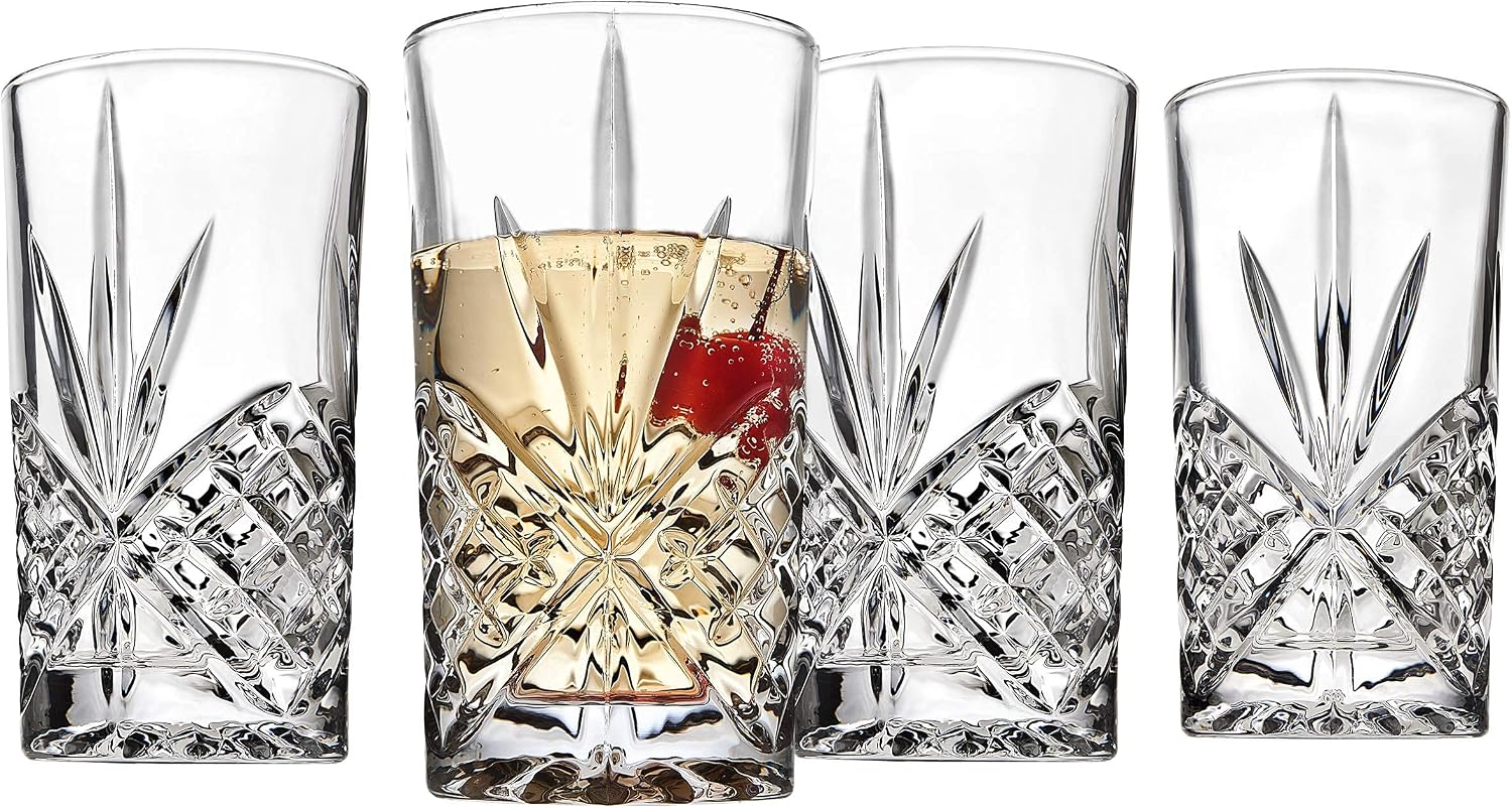 Godinger Dublin Highball Glasses - Set of 4