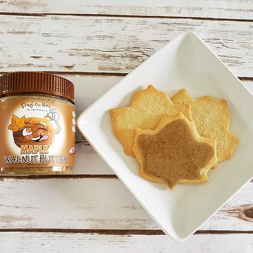 Miniatura 6 de Crazy Go Nuts - Mantequilla de nuez  Arce, 9 onzas (paquete de 3)  Snacks saludables, keto, vegano, bajo en carbohidratos, sin gluten, superalimento