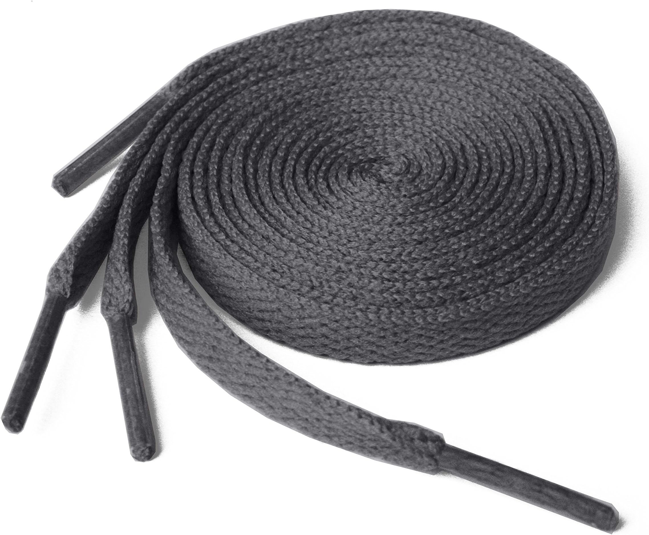 Flat Shoe Laces 8mm Wide for Trainers, Boots, Hi Tops, Football Boots, Shoelaces New Suitable for all brands including Nike Adidas Converse Puma Vans Reebok Adults or Kids