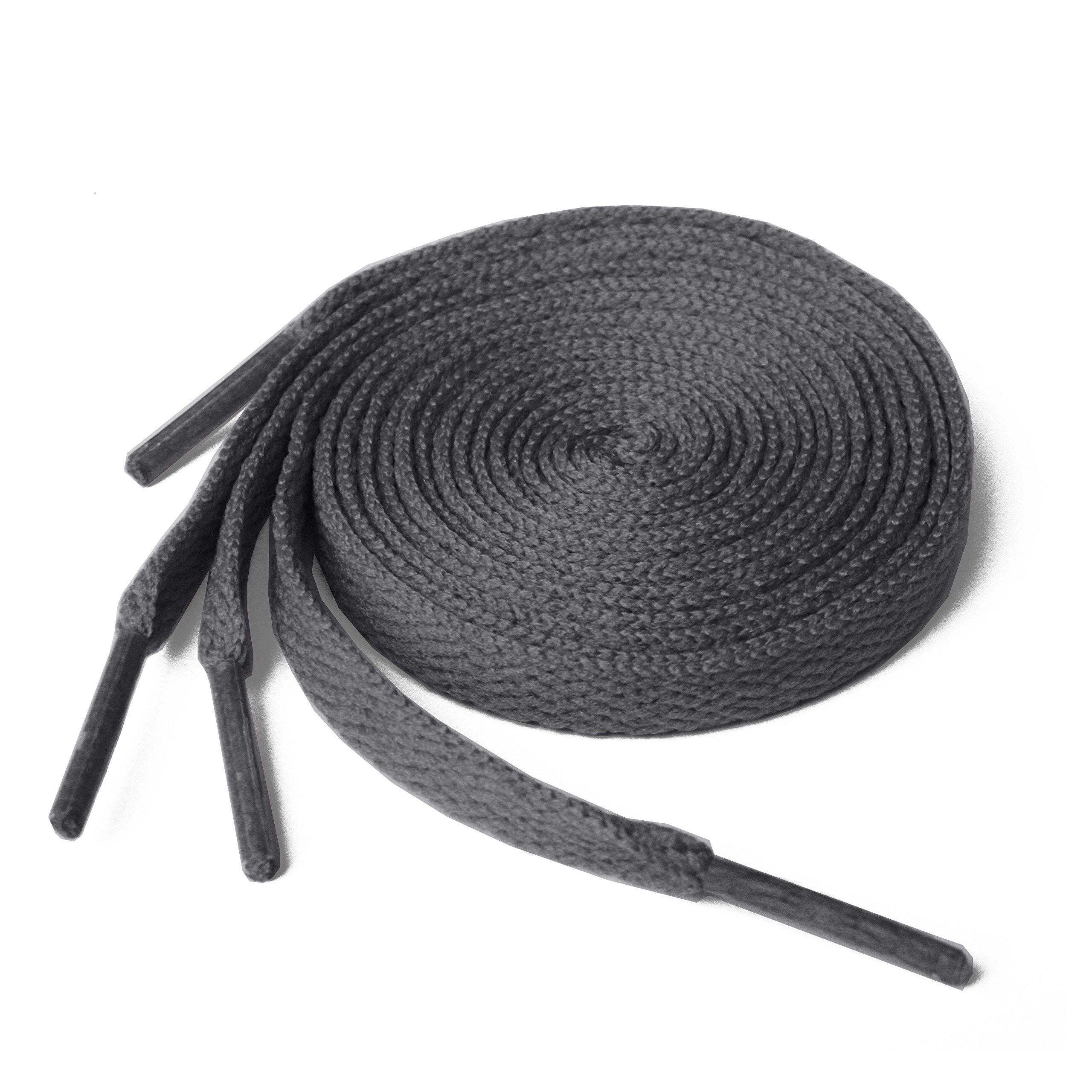 Flat Shoe Laces 8mm Wide for Trainers, Boots, Hi Tops, Football Boots, Shoelaces New Suitable for all brands including Nike Adidas Converse Puma Vans Reebok Adults or Kids