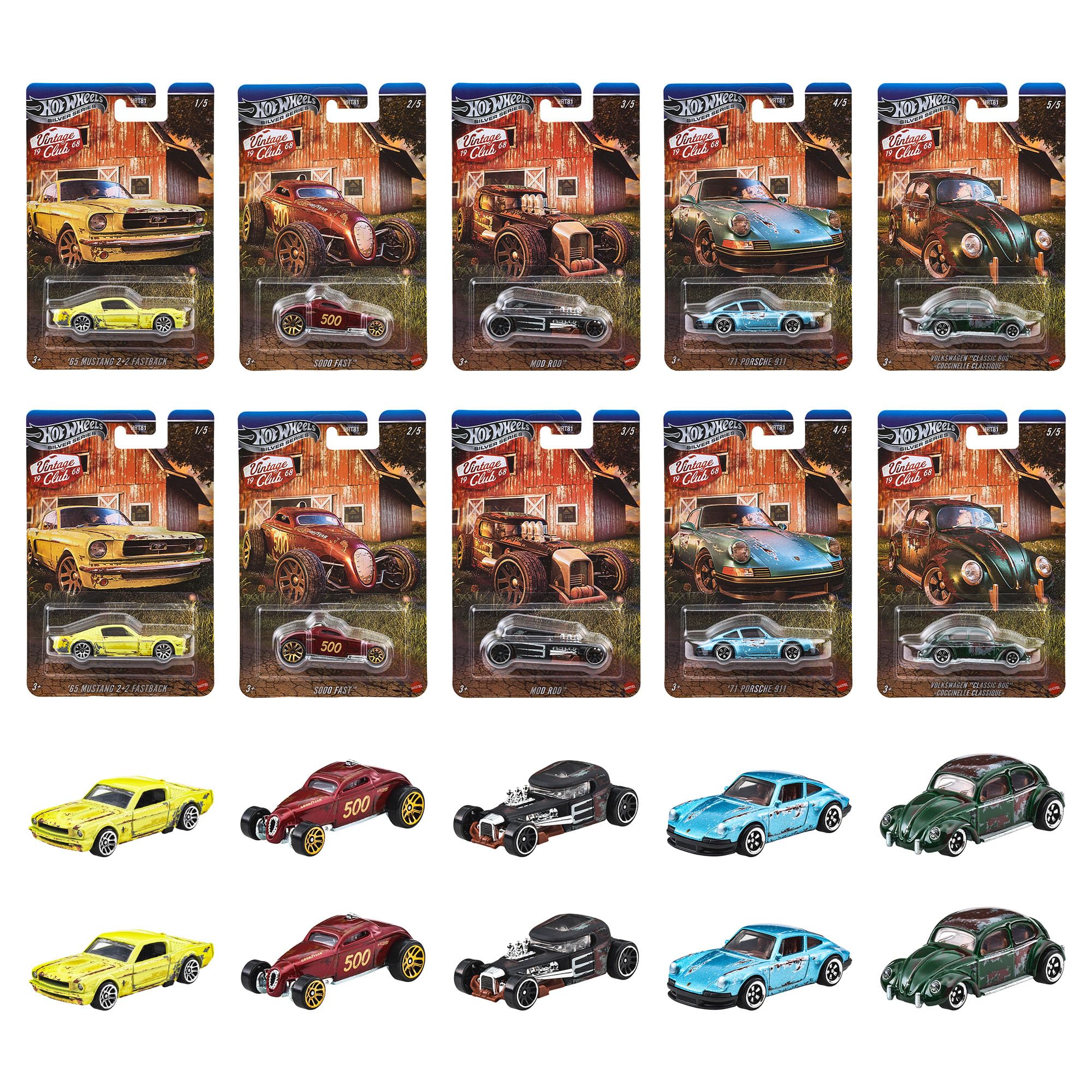Amazon | ホットウィール(Hot Wheels) ヴィンテージ アソート - バーン