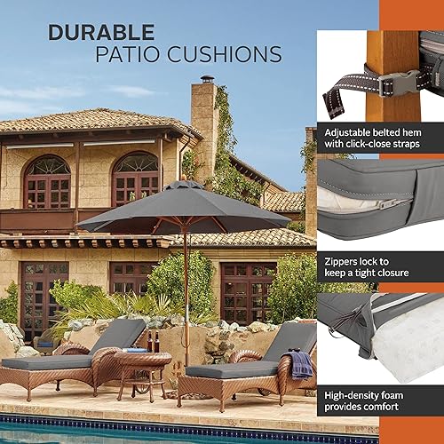 Miniatura 10 de Classic Accessories Montlake Chaise - Funda para cojín, espuma y funda extraíble