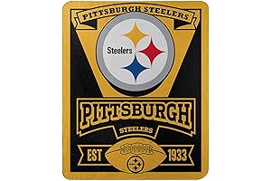 The Northwest NFL Steeler Stuff Unisex-Adult Fleece Throw Blanket