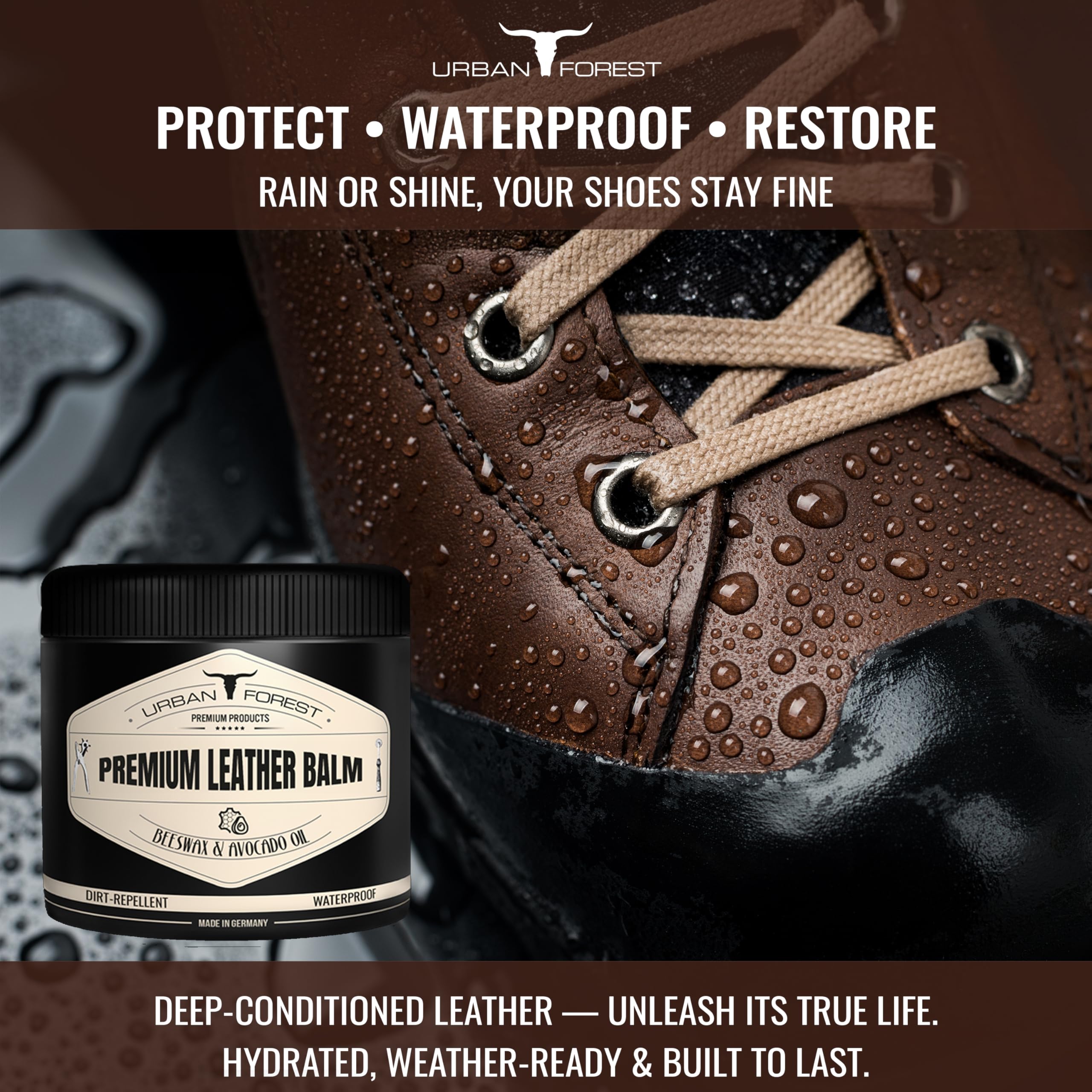 Amazon.com: URBAN FOREST Leather Care Conditioner incl. natural