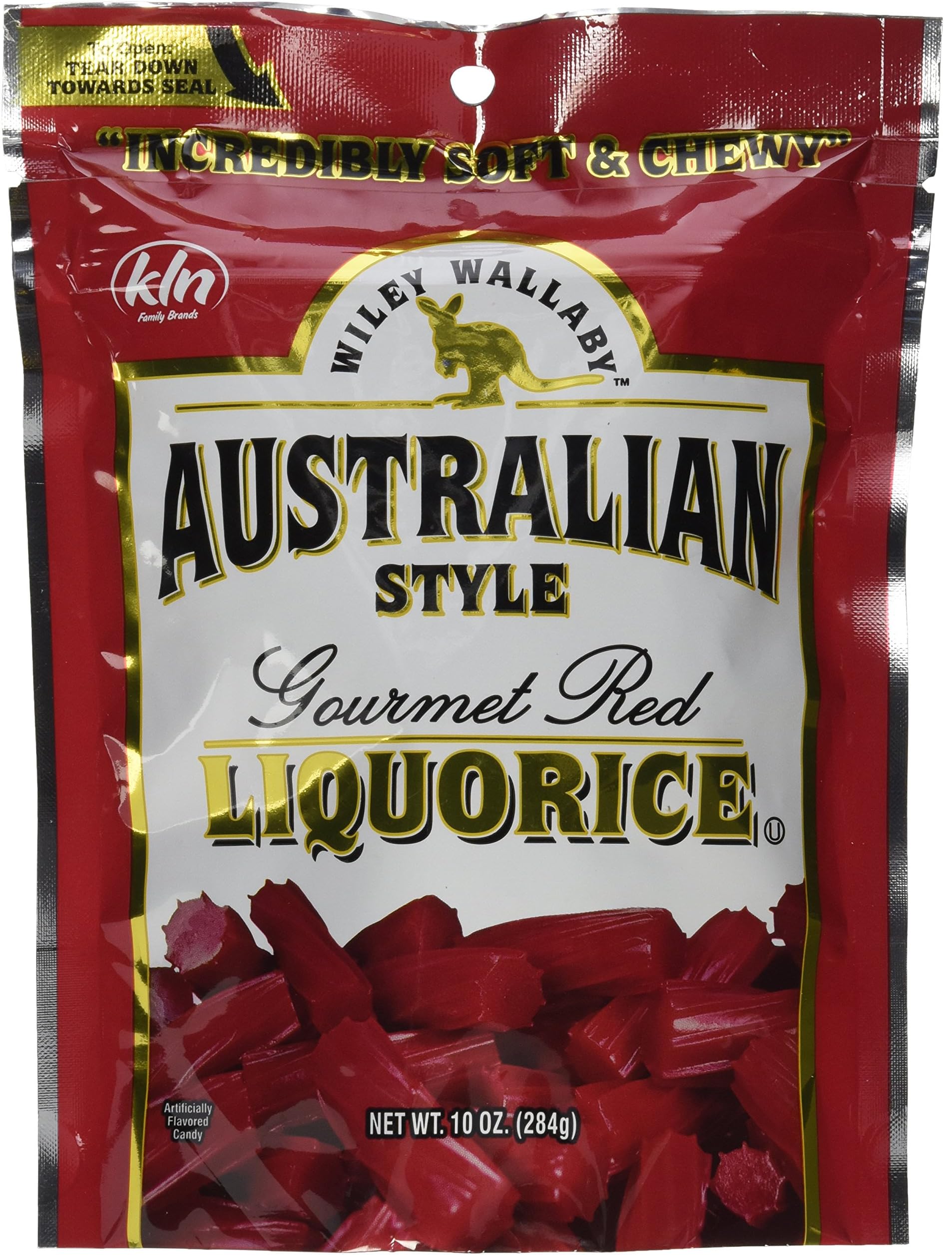 Wiley Wallaby Australian Style Licorice Candy 10oz