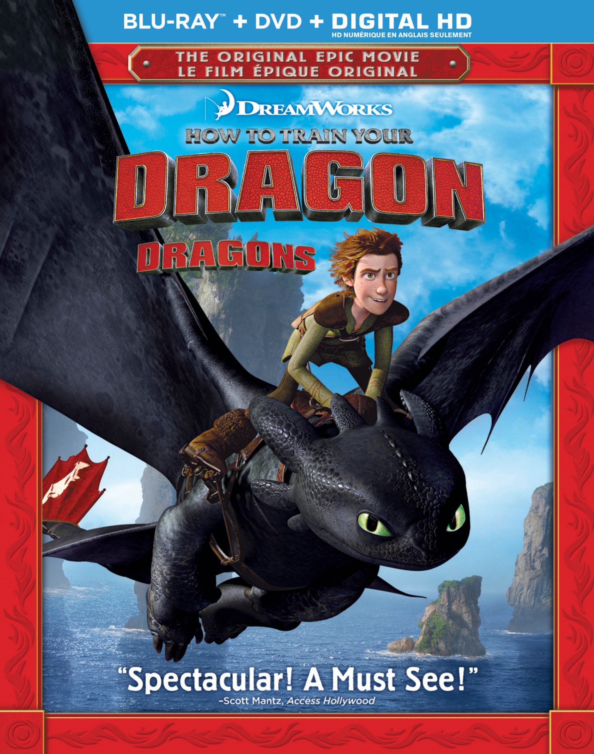 How to Train Your Dragon [Blu-ray + DVD + Ultraviolet] (Bilingual) [Blu-ray]