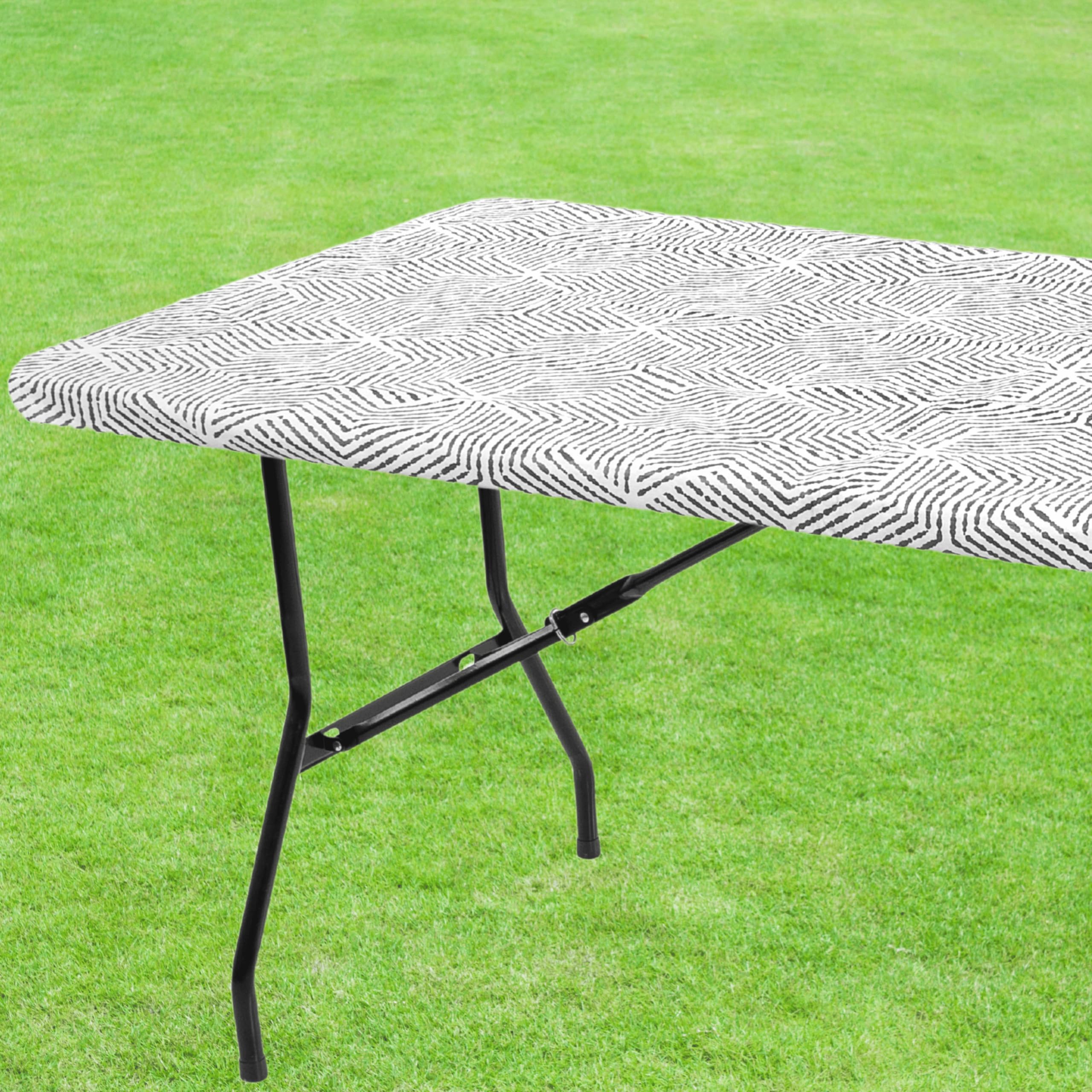 Elastische Tischdecke Für Klapptische - Wasserabweisend 152x76cm Rot