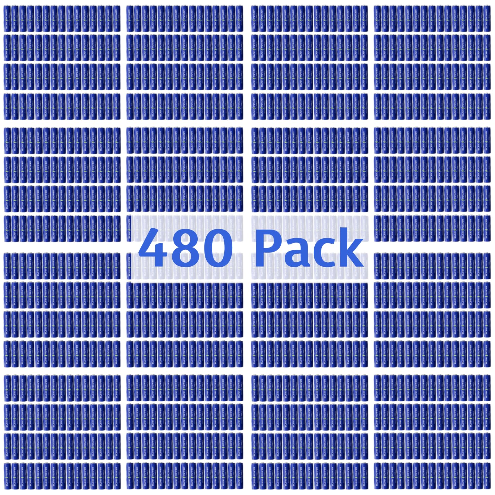 Blinkspower Lithium Batteries AA 480 Bulk Pack 3500mAh NO 1 Lasting 1 5V Double A Lithium Battery Non-Rechargeable