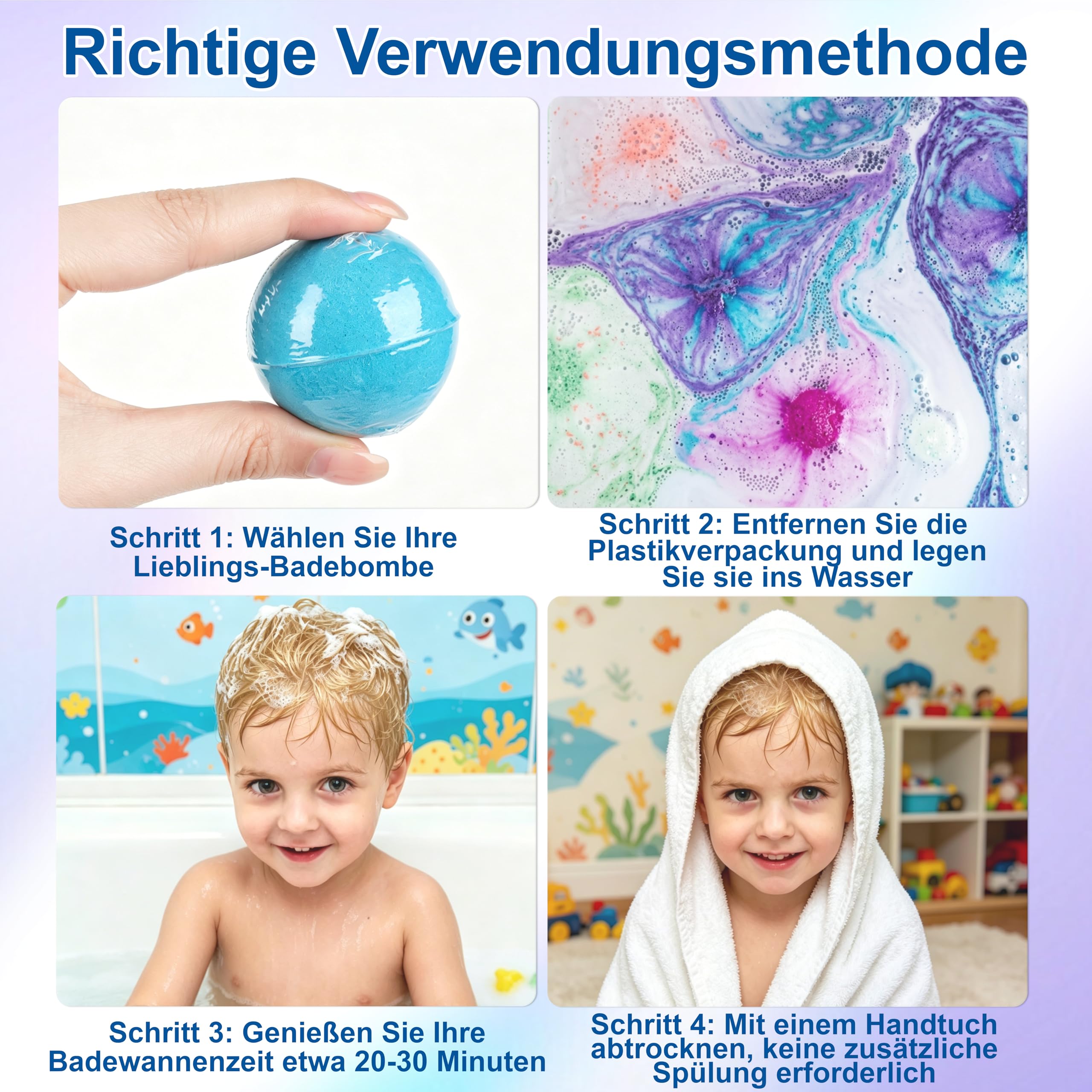 12 bombas de baño para niños con sorpresa, con sorpresa, aditivo de baño orgánico para niños, regalo para niños, regalo para cumpleaños, Pascua, niños y niñas