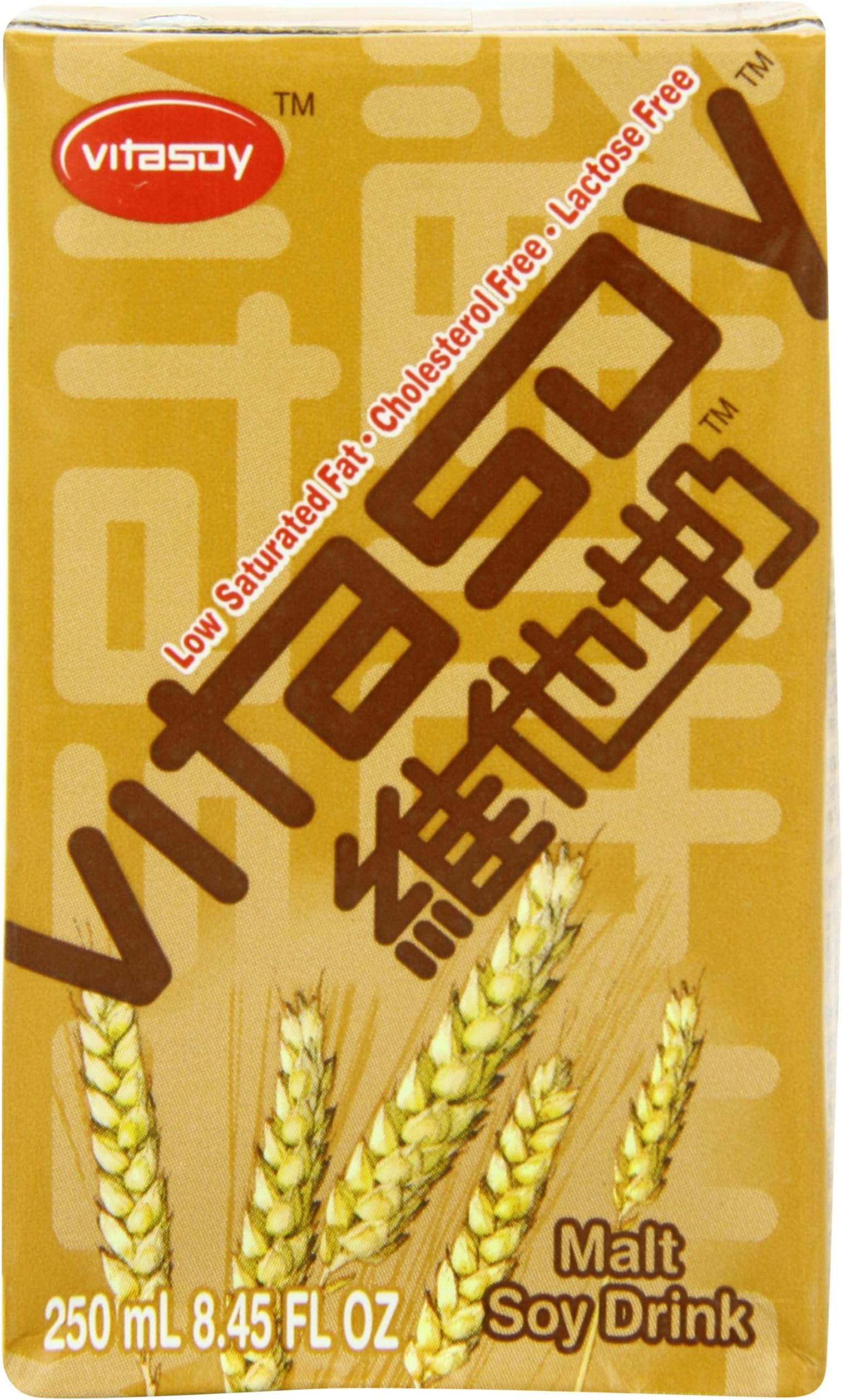 Vitasoy Soy Drink, Malt, 8.45 Ounce