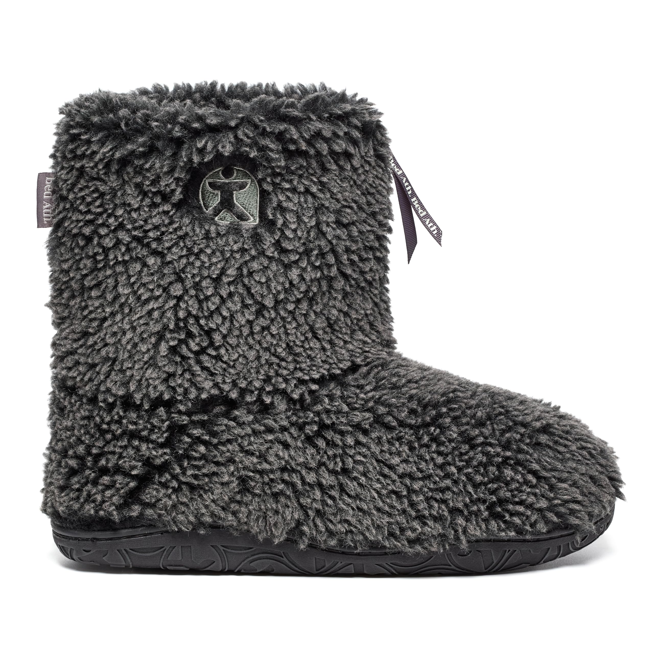 Bedroom Athletics Gosling - Pantuflas de sherpa con punta de nieve para hombre, suaves, cálidas, con cierre de cremallera, espuma viscoelástica, duraderas, lavables a máquina