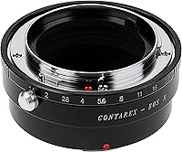 Vista 2 de Fotodiox Adaptador de montaje de lente profesional, lente Contarex (montaje CRX) a Canon EOS M (EF-m) adaptador de cámara sin espejo con dial