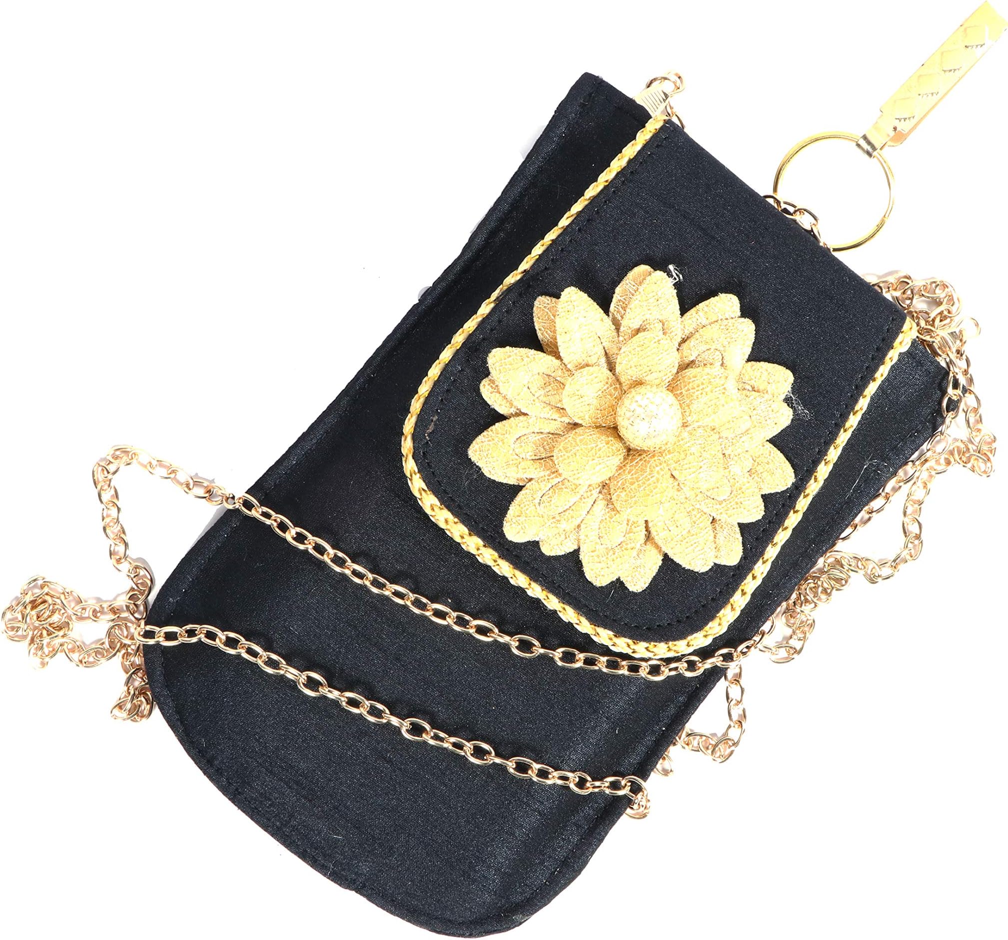 Fancy Walas Presents Handicraft Ladies Traditional Mobile Phone Pouch Sling Wallet and Clutche Saree Waist Clip Hook Gift for Women