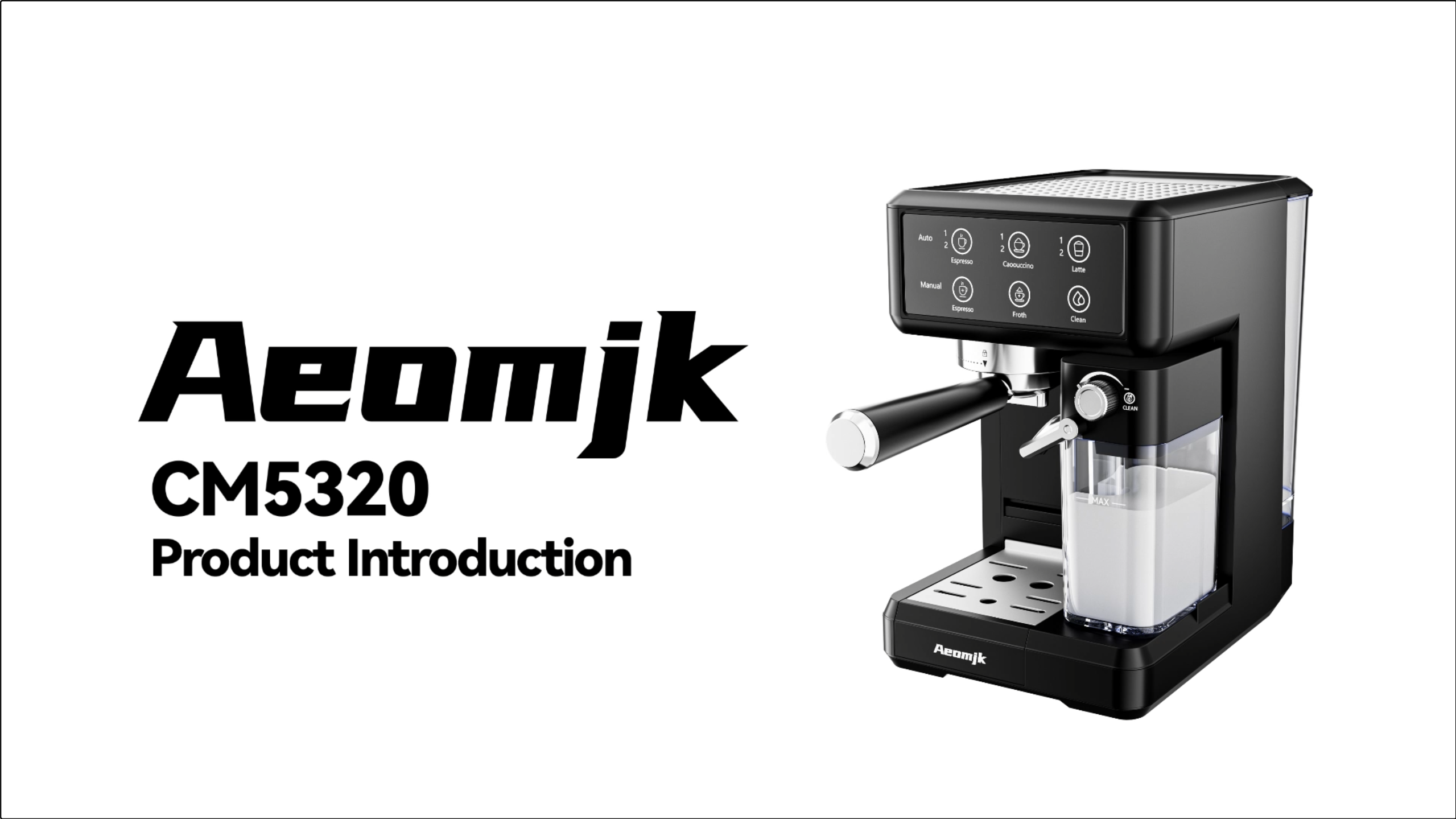 Amazon.com: Aeomjk Expresso and Cappuccino Coffee Machine