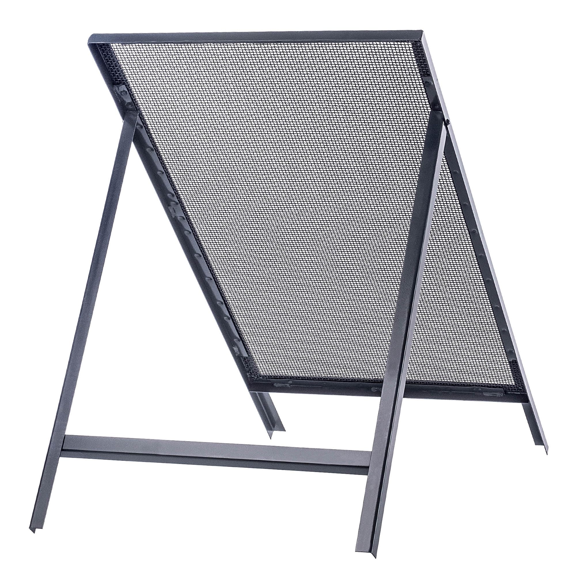 KADAX Durchwurfsieb, Durchwurfgitter aus Stahldraht, Gartensieb, Stahlsieb, Sandsieb, Rechteckiges Bausieb für Sand & Kompostsiebe & Erde & Steine (Maschenweite 0.4 * 0.4 cm)