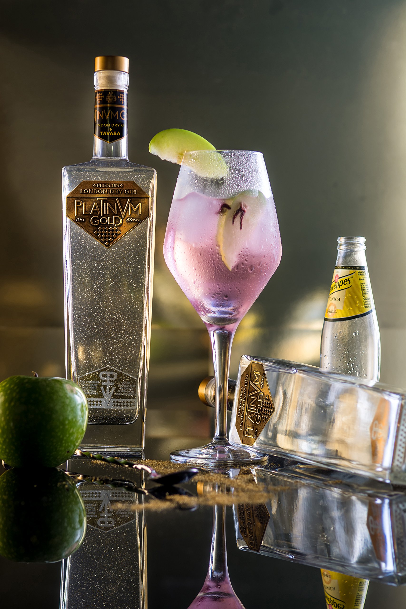 London Dry Gin Platinvm Gold con oro : Amazon.es: Alimentación y