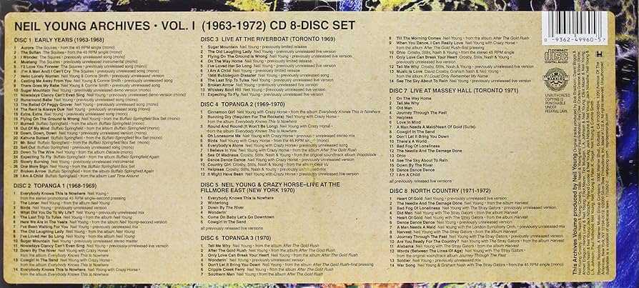 NEIL YOUNG ARCHIVES VOL. I ：1963-1972 Neil Young Archives Vol. I (1963 - 1972) - Compilation by