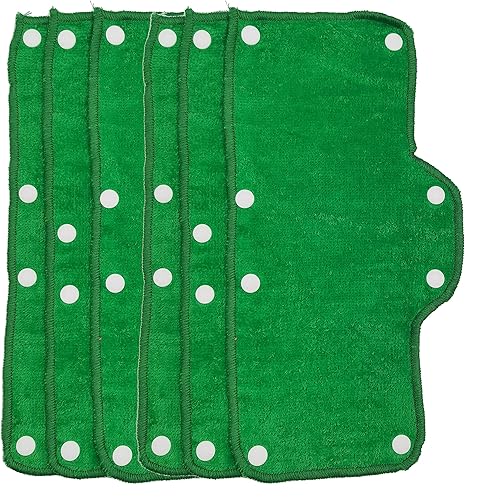 Banda transpirable verde para casco Hardhat, forro de terciopelo de algodón de rizo lavable NAEE, se ajusta (6 piezas)