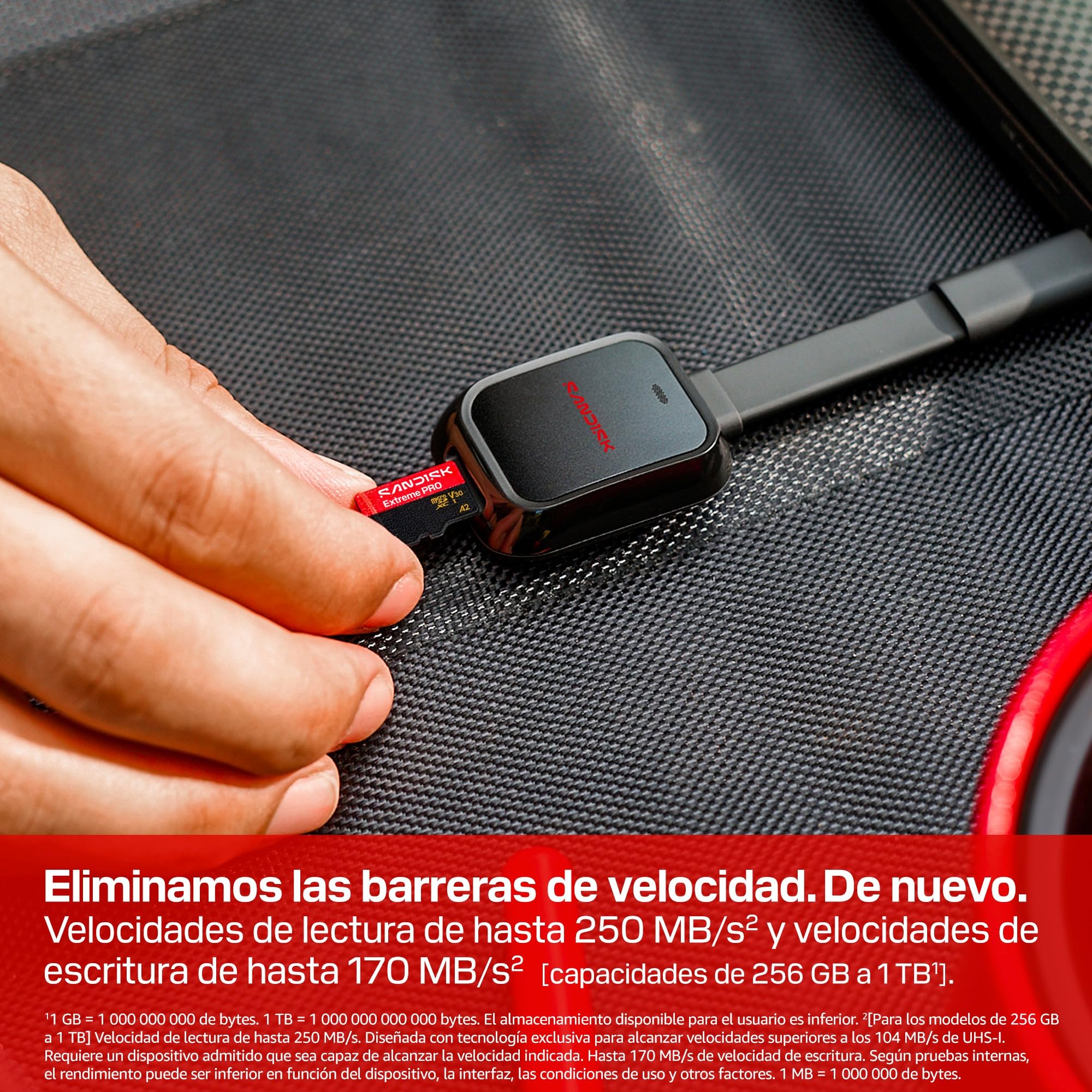 SANDISK Extreme Pro microSDHC Tarjeta UHS-I + SD Adapter, 64 GB (velocidades de Lectura de hasta 200 MB/s y velocidades de Escritura de hasta 90 MB/s, 5K, 3K, 4K UHD, C10, V30, U3, A2) - 4