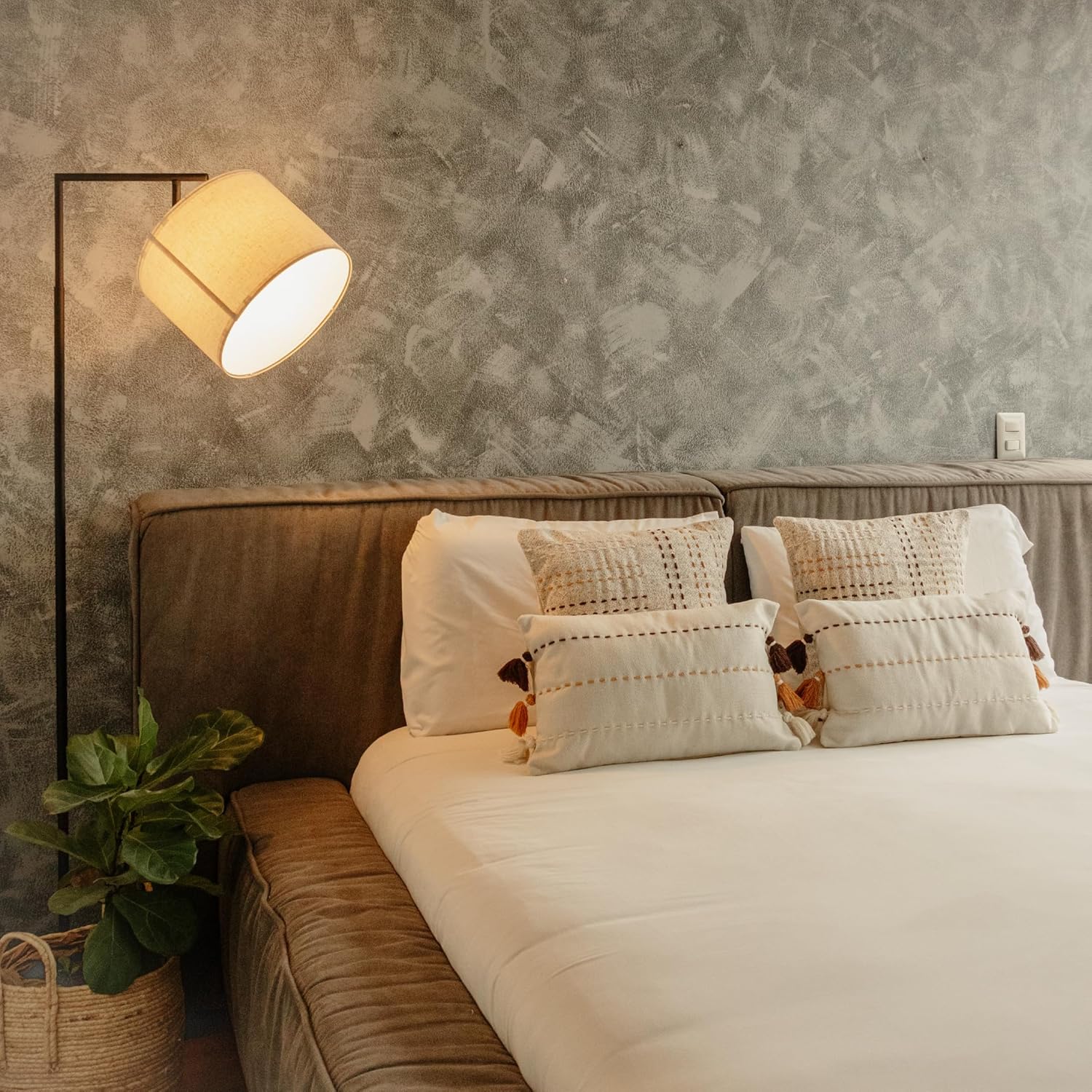 PINK FRUIT Boho Handmade Decorative Throw Pillow Cover Pack 18x18in + 20x12in (45x45cm + 50x30cm) for Living Room, Couch, Bed, Sofa, Chair Home Decor, Oasis Collection