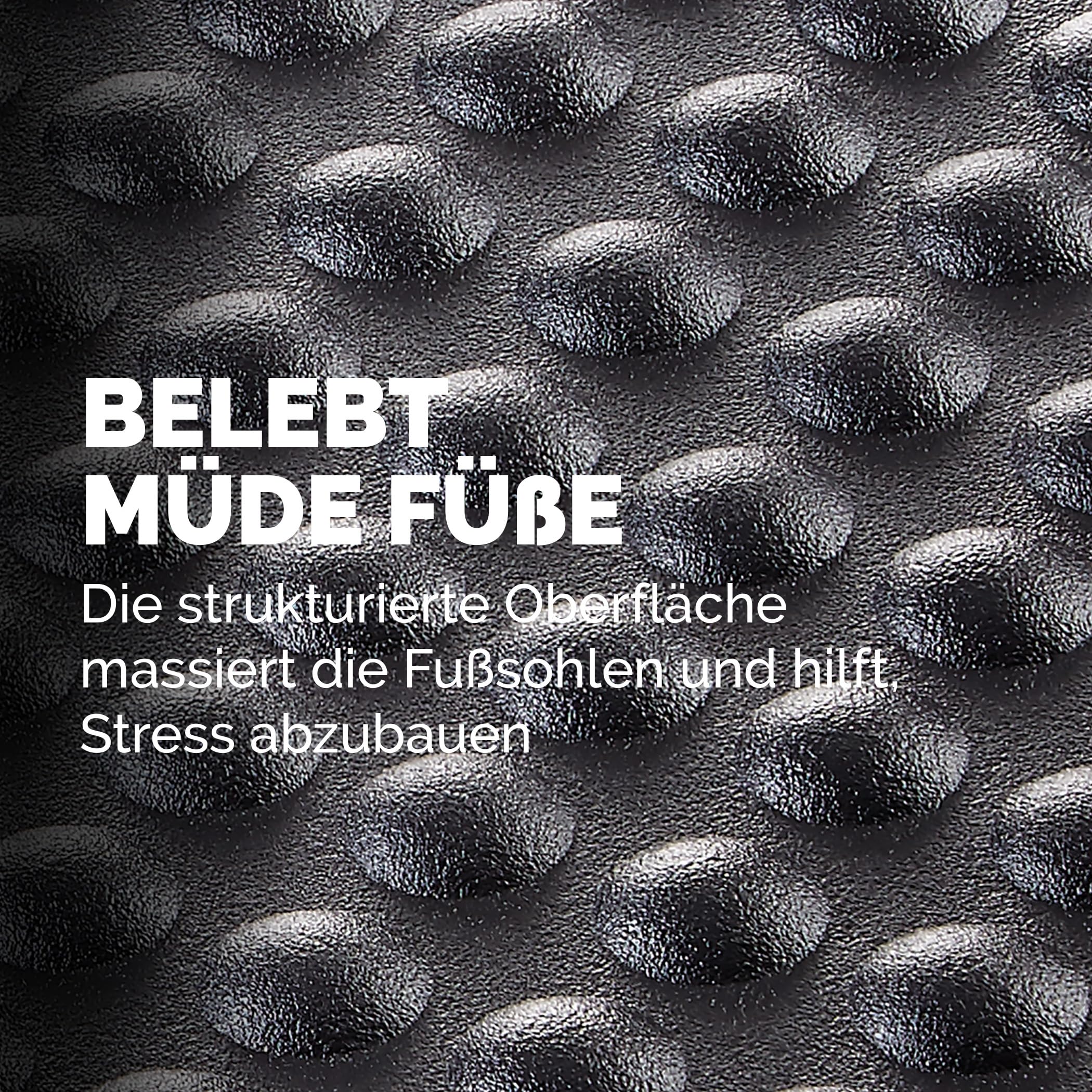 Fellowes Fußstütze Standard, in 2 Höhen verstellbar, mit frei beweglicher Plattform, aus recyceltem Plastik, perfekt für Büro und Home Office, Farbe: schwarz