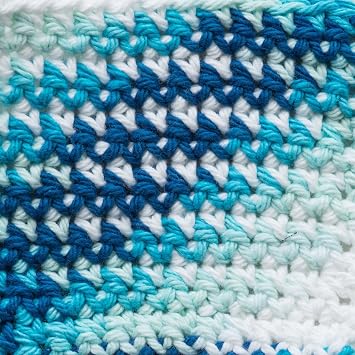 Lily Sugar 'N Cream The Original Ombre Yarn, 2oz, Gauge 4 Medium, 100% Cotton, Hippi - Machine Wash & Dry