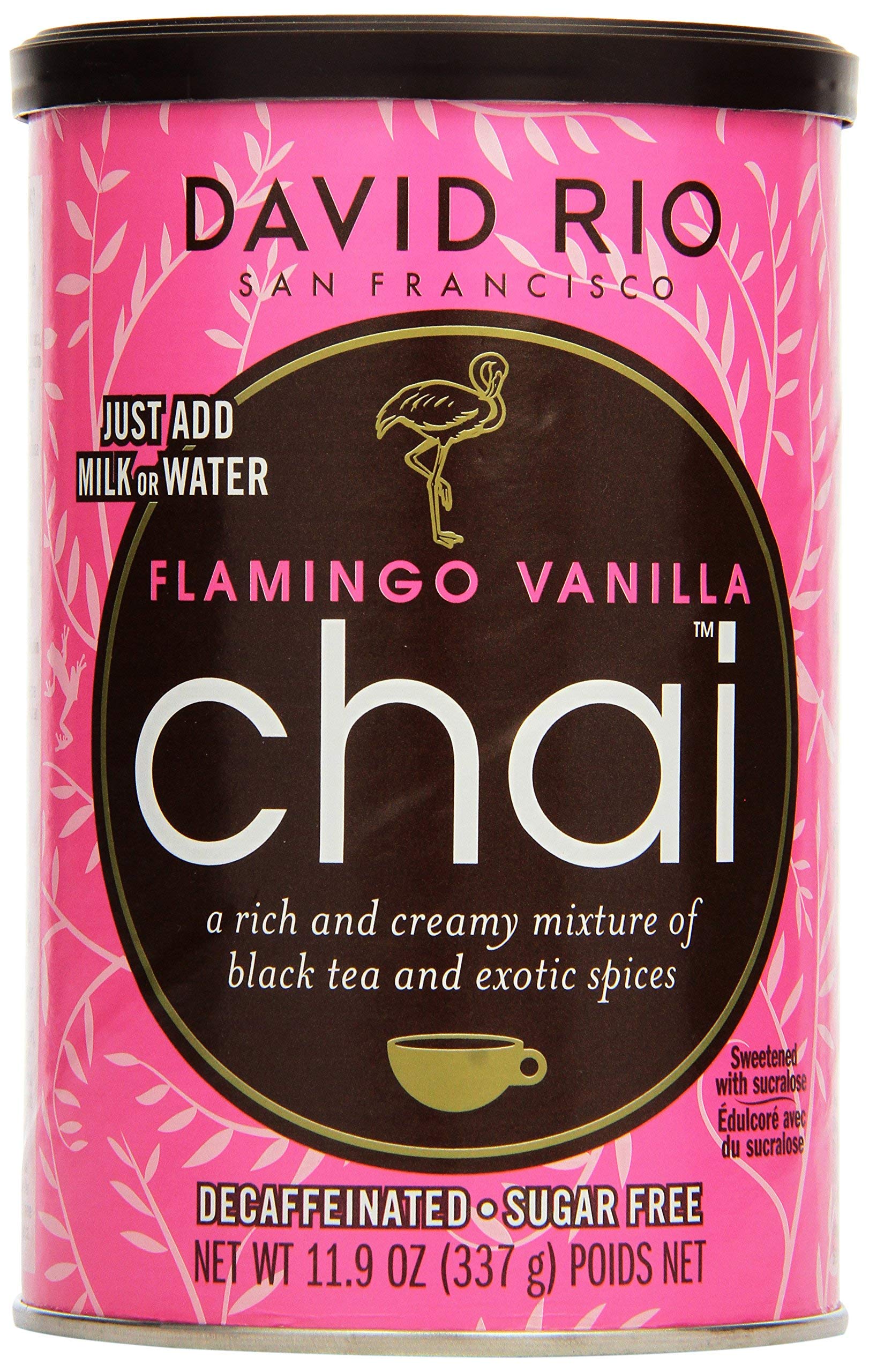 David Rio - Chai Tee - All Products for On-line Discounts - David Rio Flamingo Vanilla Decaf Sugar-Free 398g