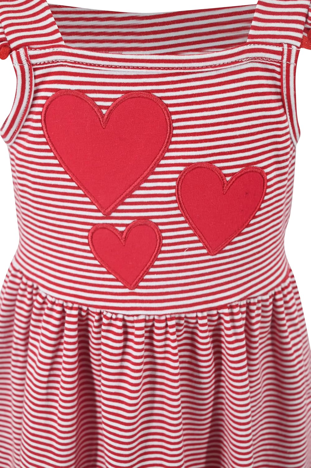 Unique Baby Girls Ruffle Hem Flutter Sleeve Everyday Boutique Dress