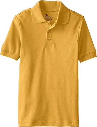 CLASSROOM Boys' Uniform Short Sleeve Interlock Polo - Classroom