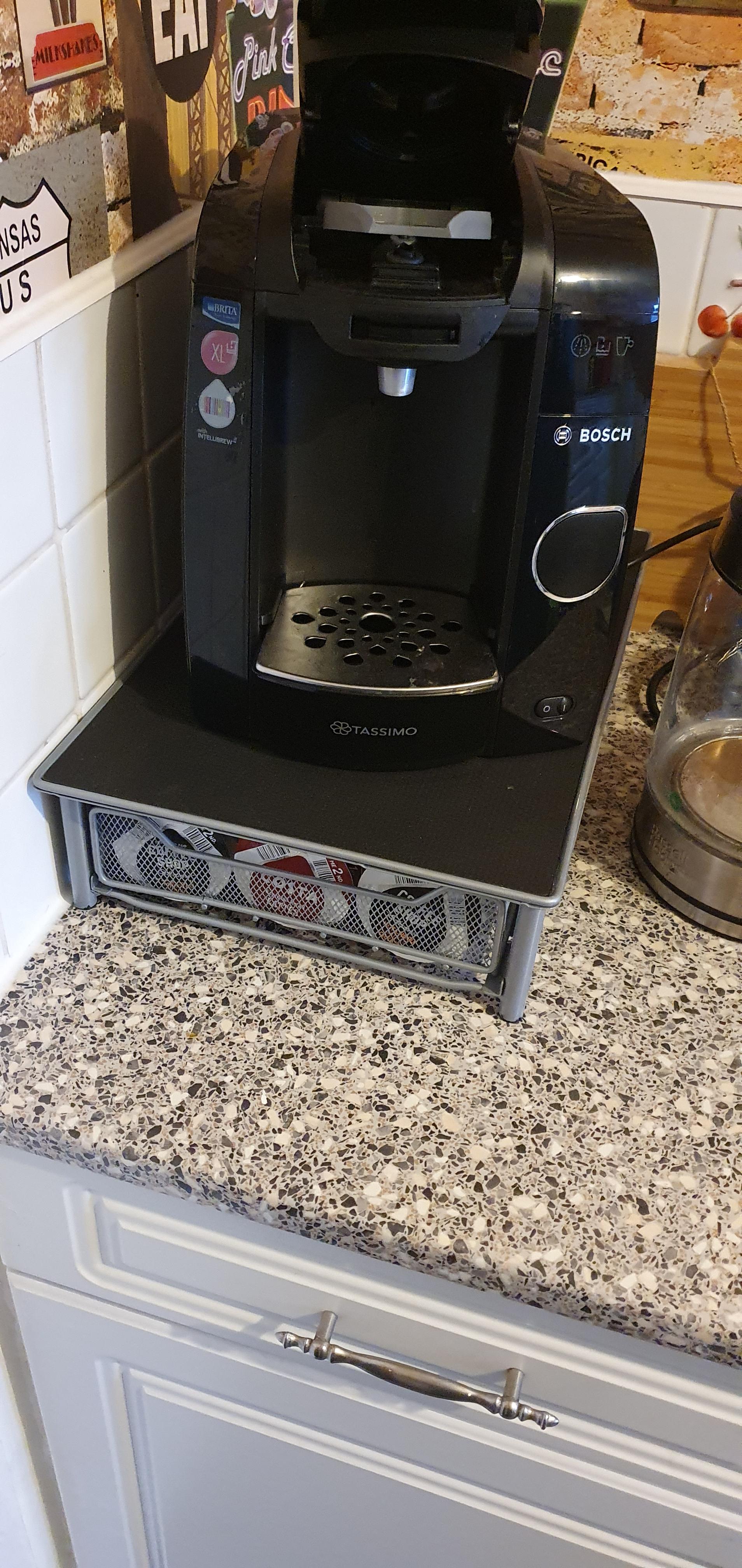 Quailitas Tassimo Coffee Pod Holder 42 x 27.8 x 9.8 cm, 60 Coffee