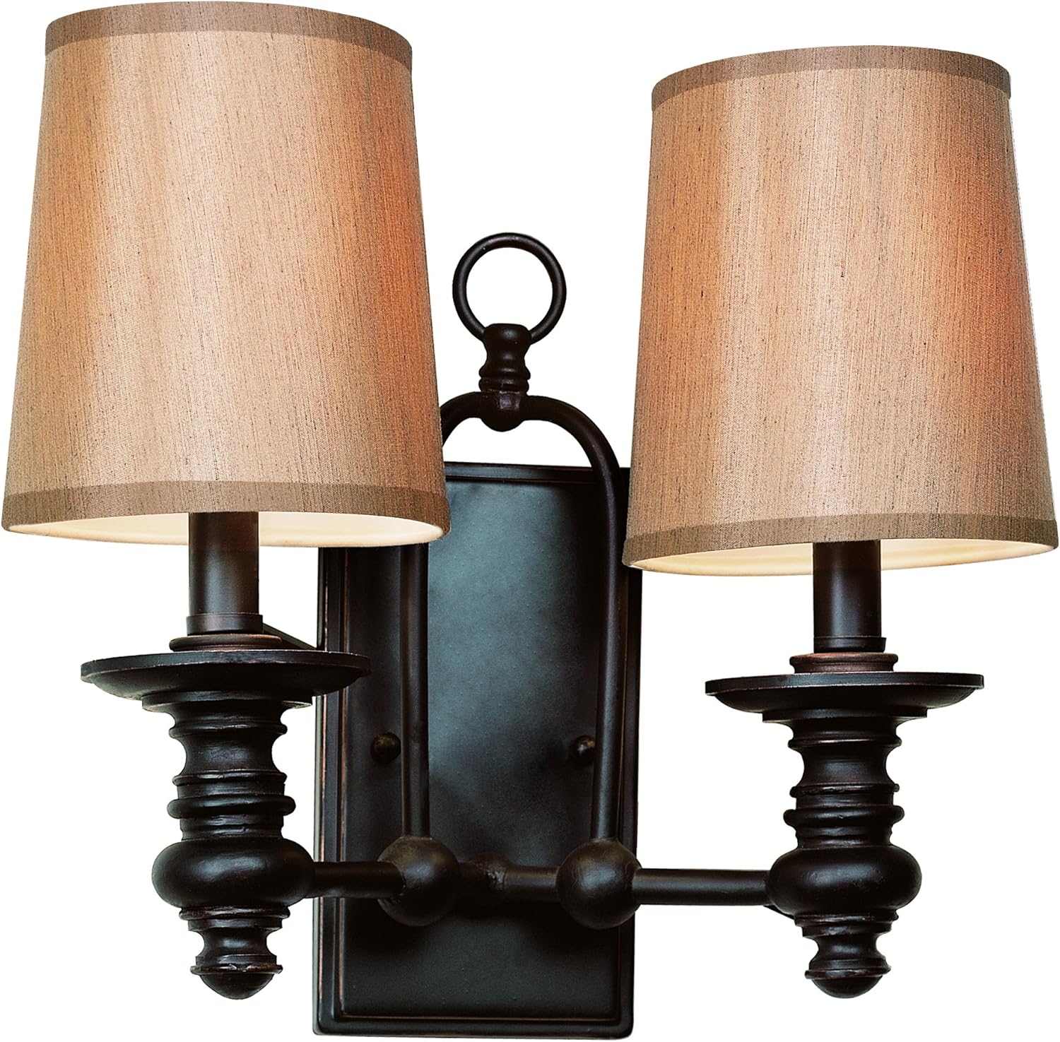 Trans Globe Lighting 9622 2-Light Wall Sconce, Rubbed Oil Bronze
