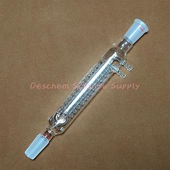 200mm,24/40,Glass Spiral Reflux Condenser,New Advance Lab Glassware