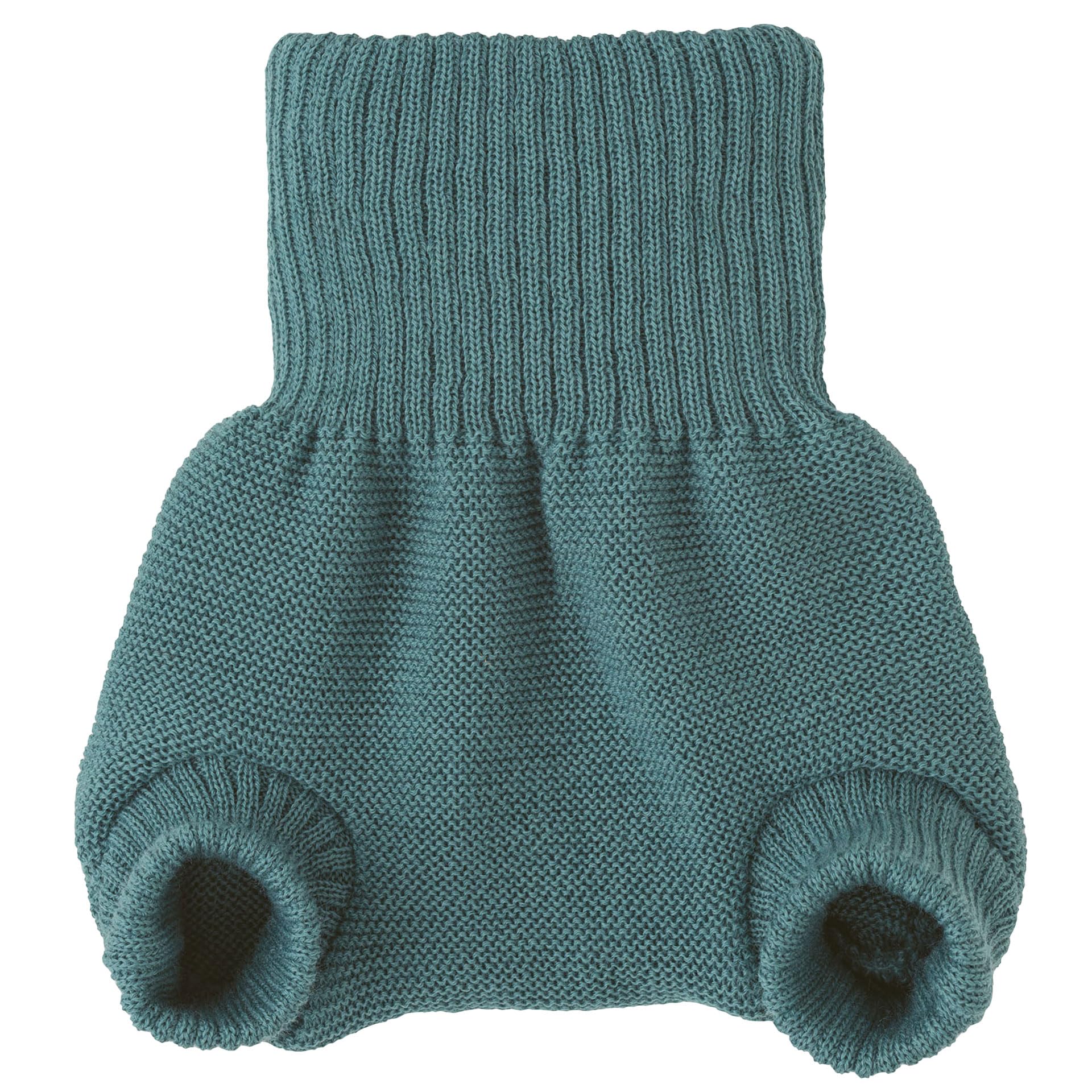 Disana WOLLWINDELHOSE, 100% Bio-Merinowolle GOTS, IVN Best | Newborn Neugeborene Baby Kleinkind, Kind Unisex | Baby Erstausstattung | Made in Germany | Eukalyptus Gr. 98-104